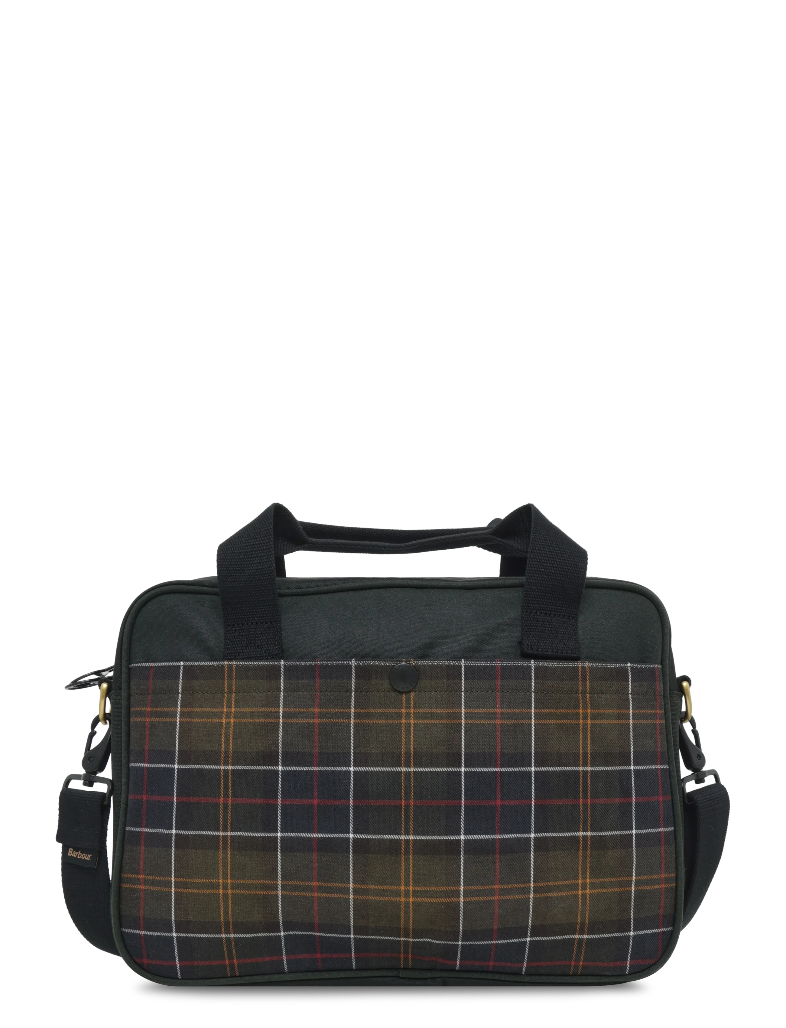 Barbour - Barbour Field Wax Laptop Crossbody Bag - sage - 1