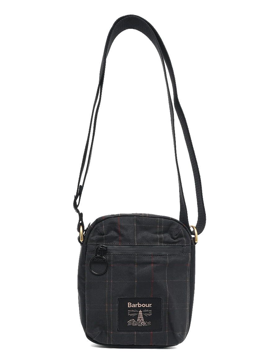 Barbour - Barbour Field Tartan Wax Crossbody Bag - nach anlass kaufen - dark classic tartan - 0