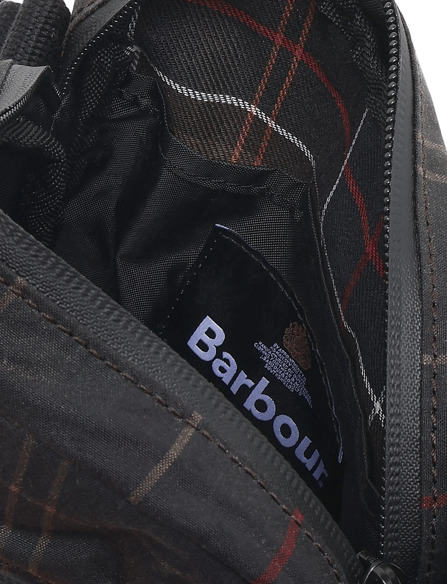 Barbour - Barbour Field Tartan Wax Crossbody Bag - nach anlass kaufen - dark classic tartan - 3