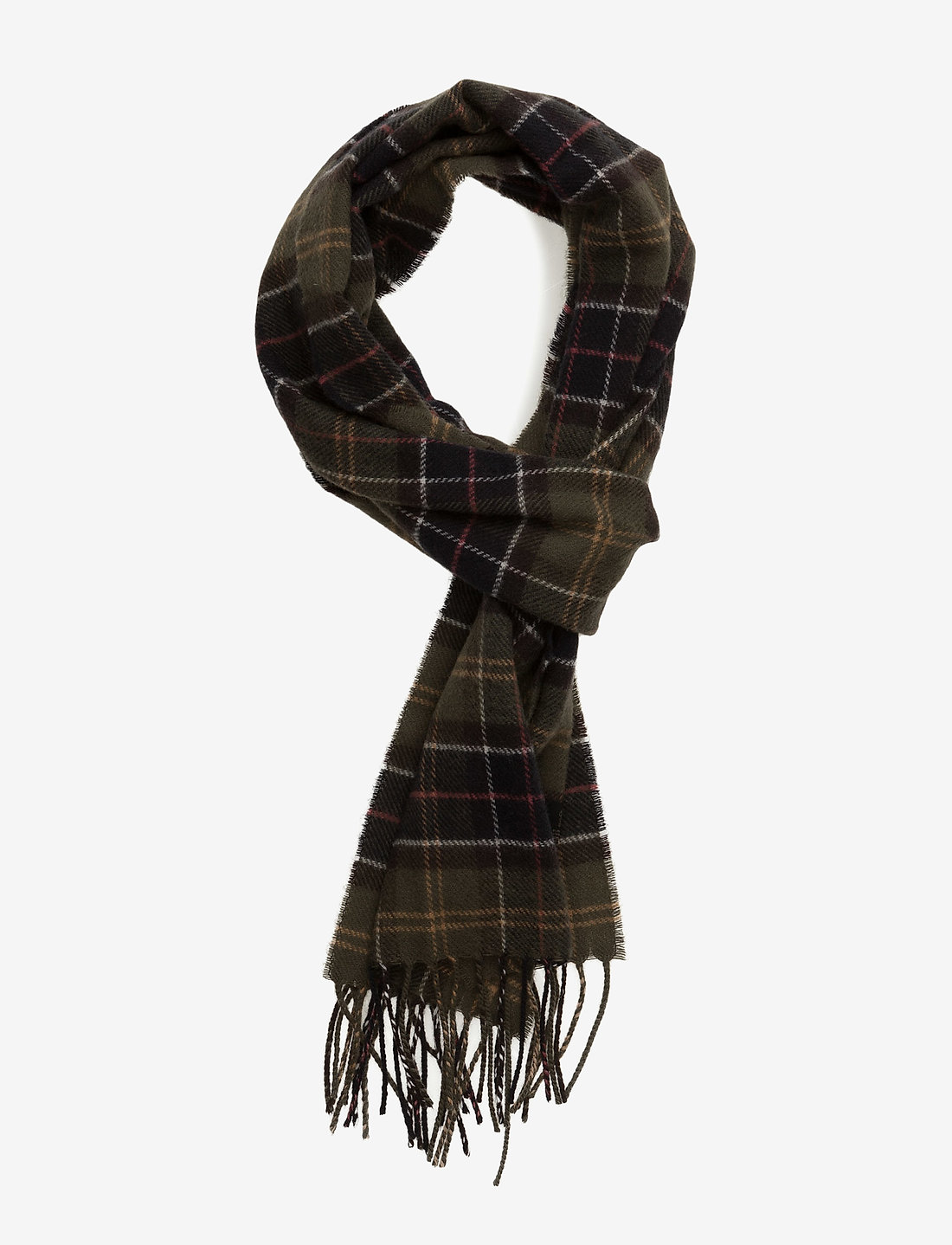 Barbour - Barbour Tartan Lambswool Scarf - halsdukar - classic tartan - 0