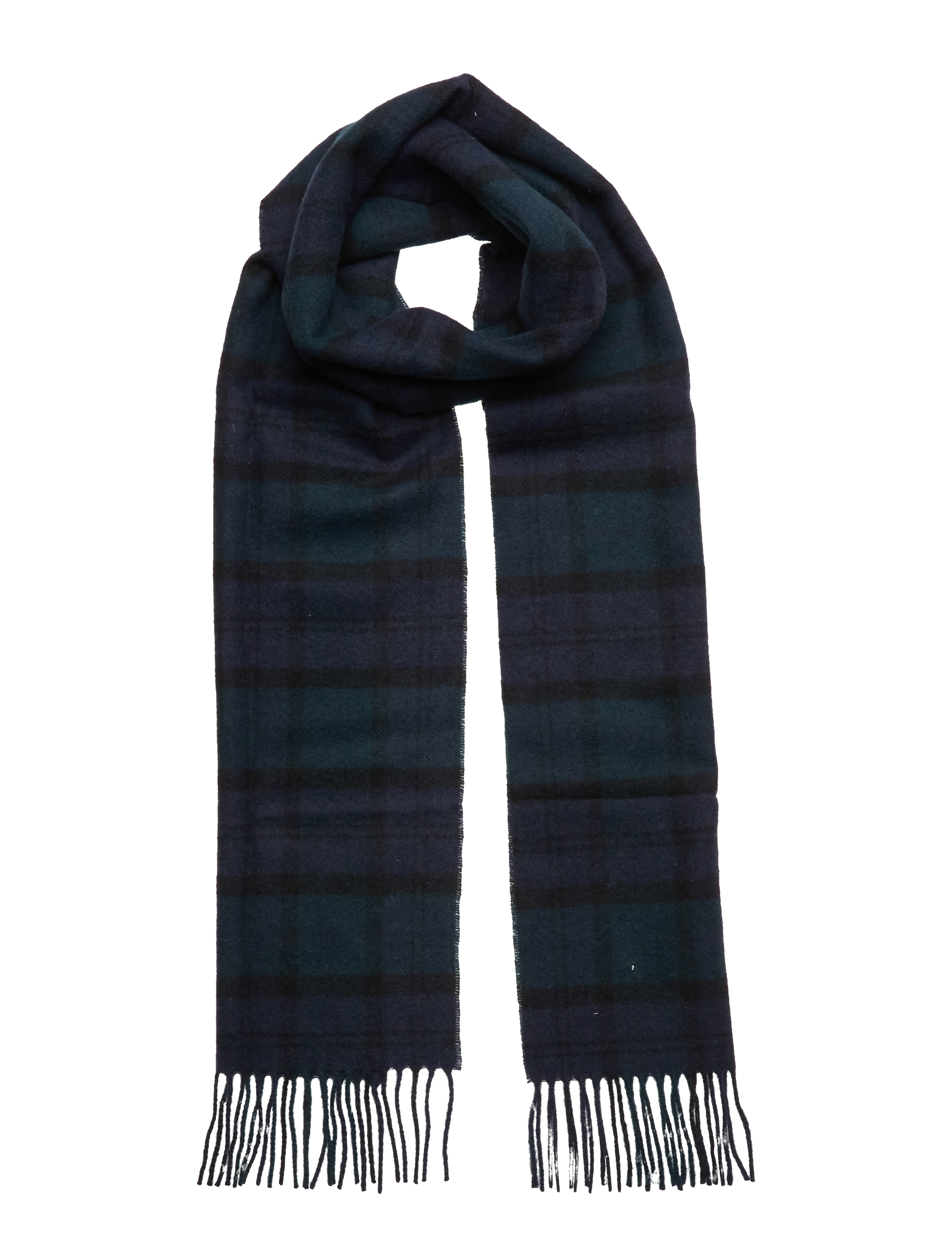 Barbour Barbour Tartan Lambswool Scarf - Barbour - NAVY / navy