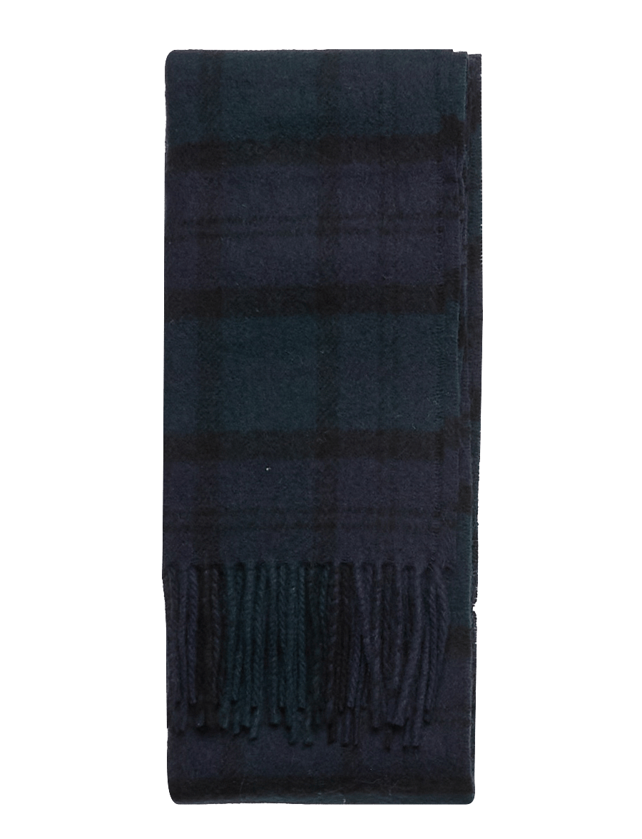 Barbour - Barbour Tartan Lambswool Scarf - shoppa efter tillfälle - navy - 1