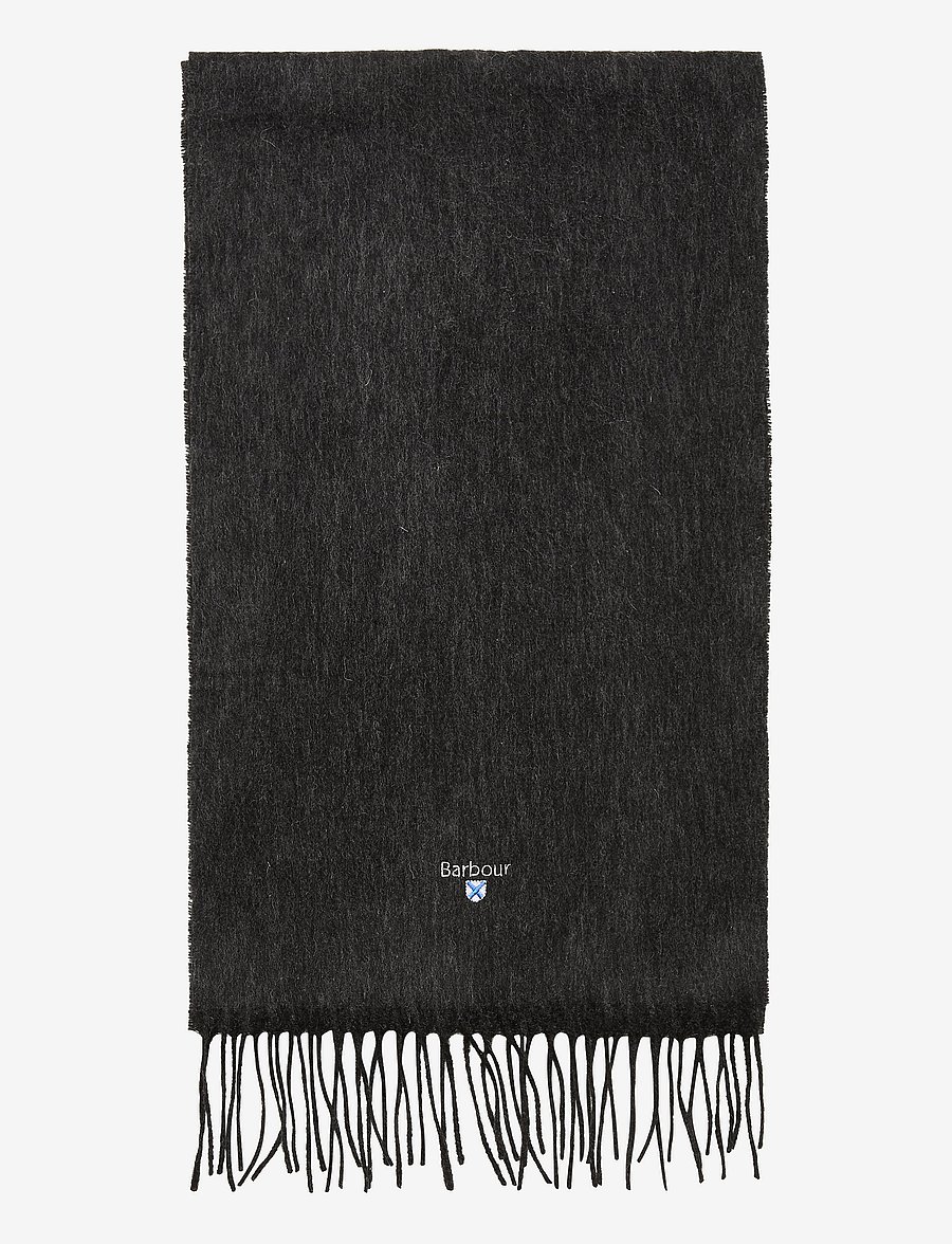Barbour - Barbour Plain Lambswool Scarf - talvesallid - black - 1