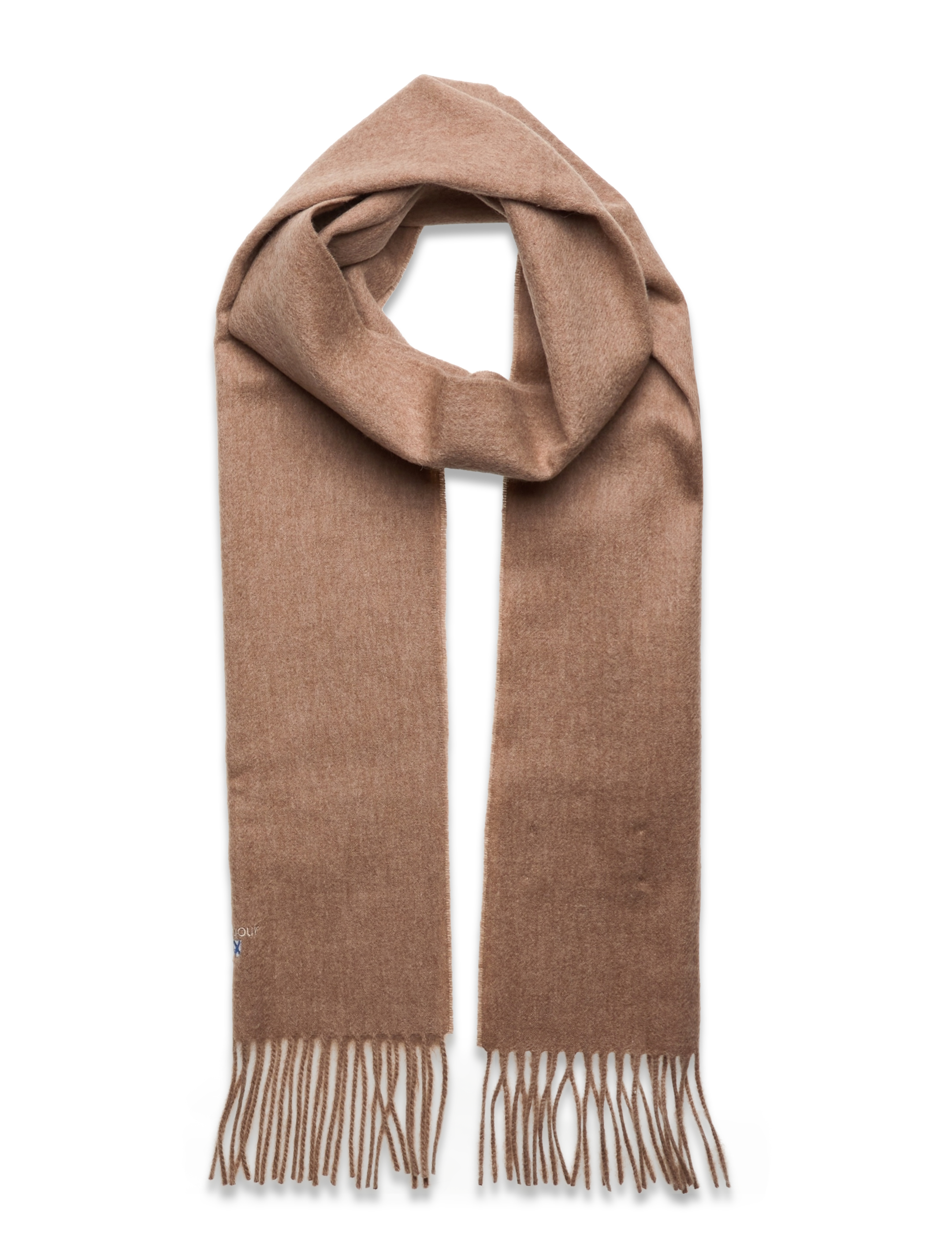 Barbour Barbour Plain Lambswool Scarf - Winter scarves - BROWN/OLIVE / beige