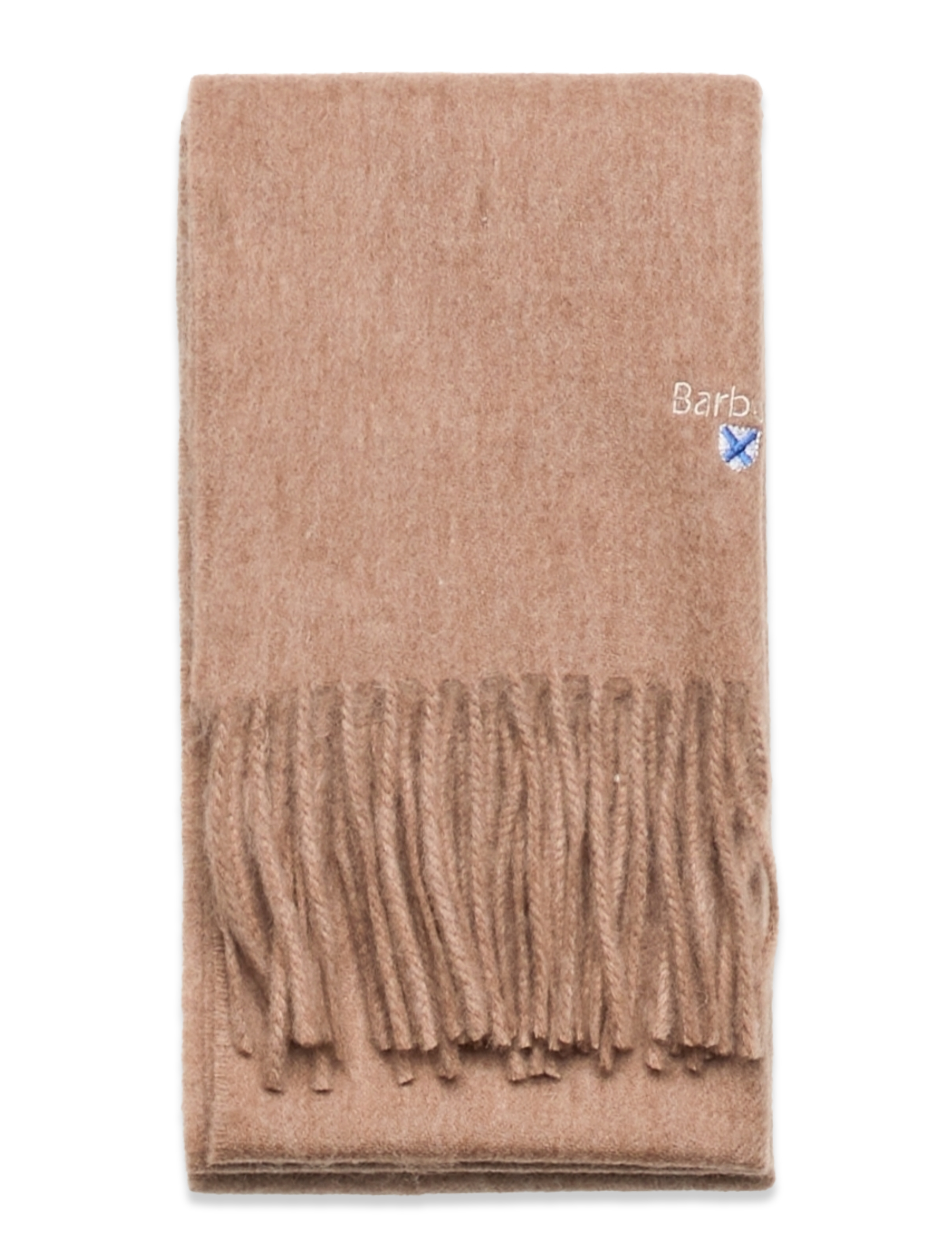 Barbour - Barbour Plain Lambswool Scarf - winter scarves - brown/olive - 1