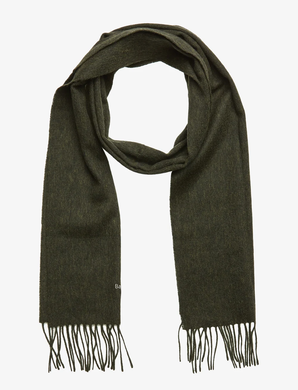 Barbour - Barbour Plain Lambswool Scarf - winterschals - green - 0