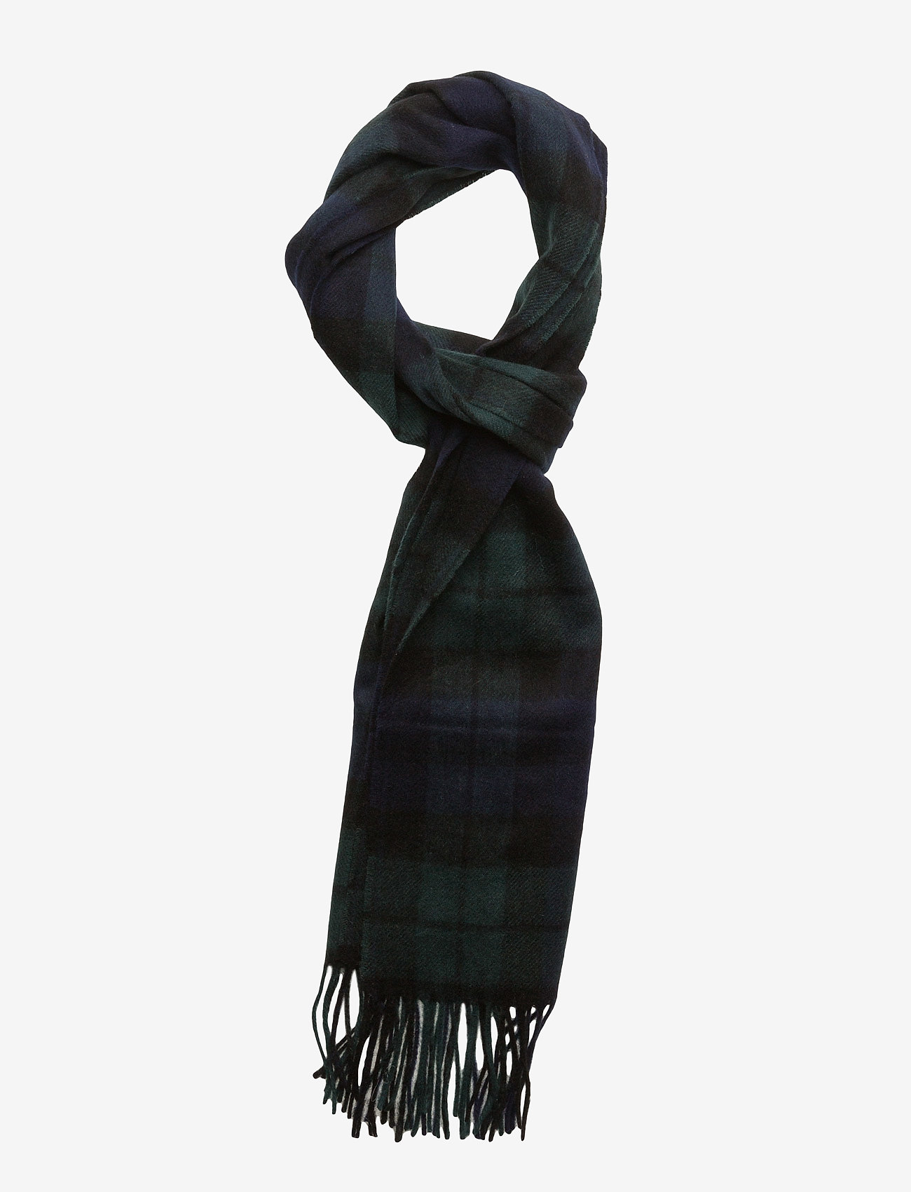Barbour Barbour New Check Tartan Scarf - Sjalar & Halsdukar - BLACK WATCH / green
