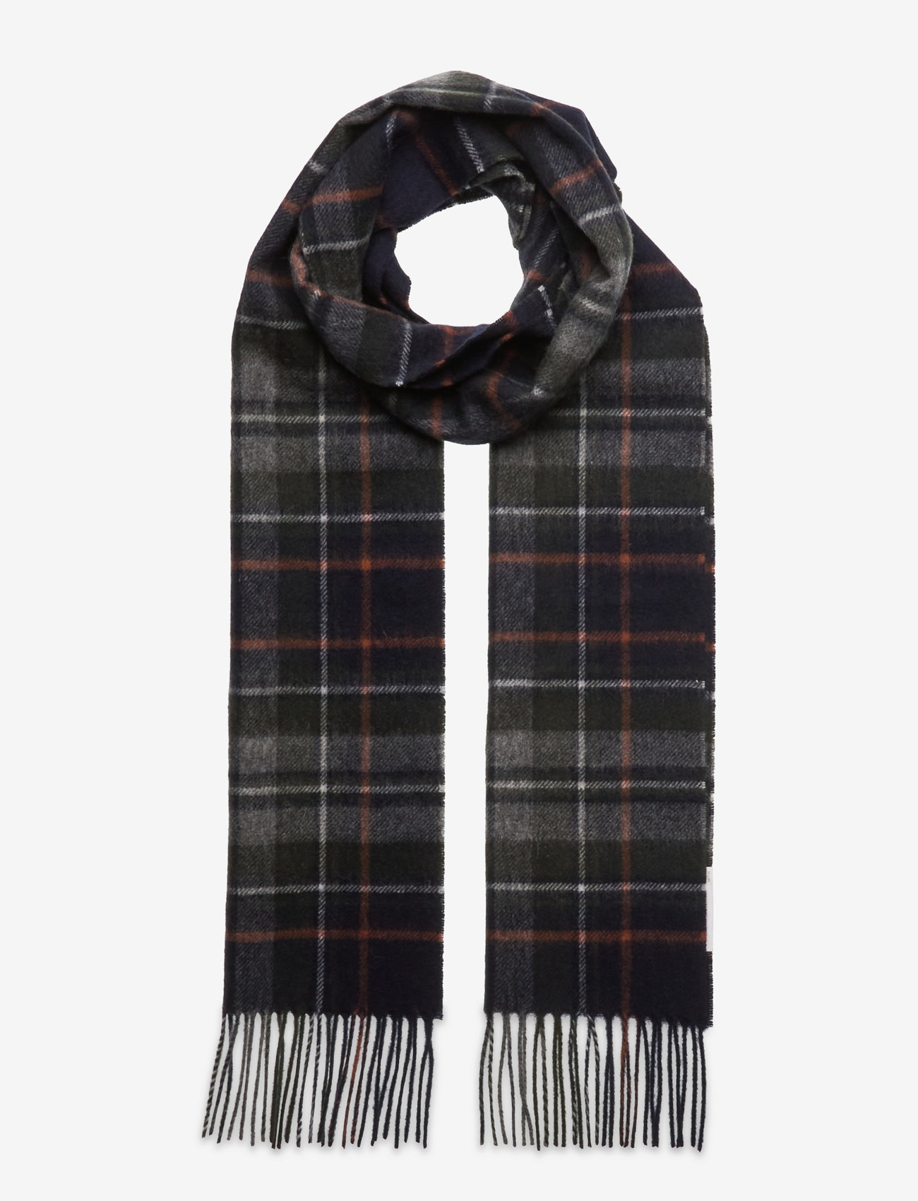 Barbour - Barbour New Check Tartan Scarf - kashmir - navy/dark ginger - 0