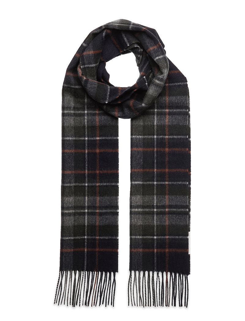 Barbour - Barbour New Check Tartan Scarf - kashmir - navy/dark ginger - 0