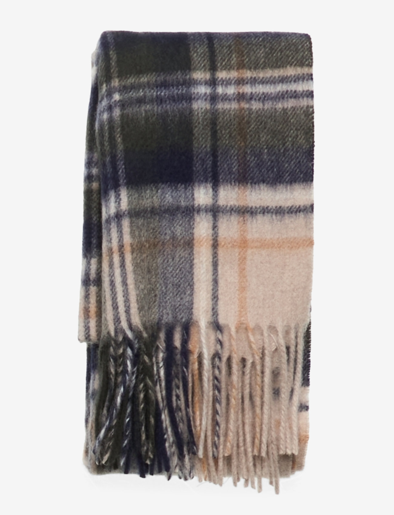 Barbour - Barbour New Check Tartan Scarf - halsdukar - sand beige plaid - 1
