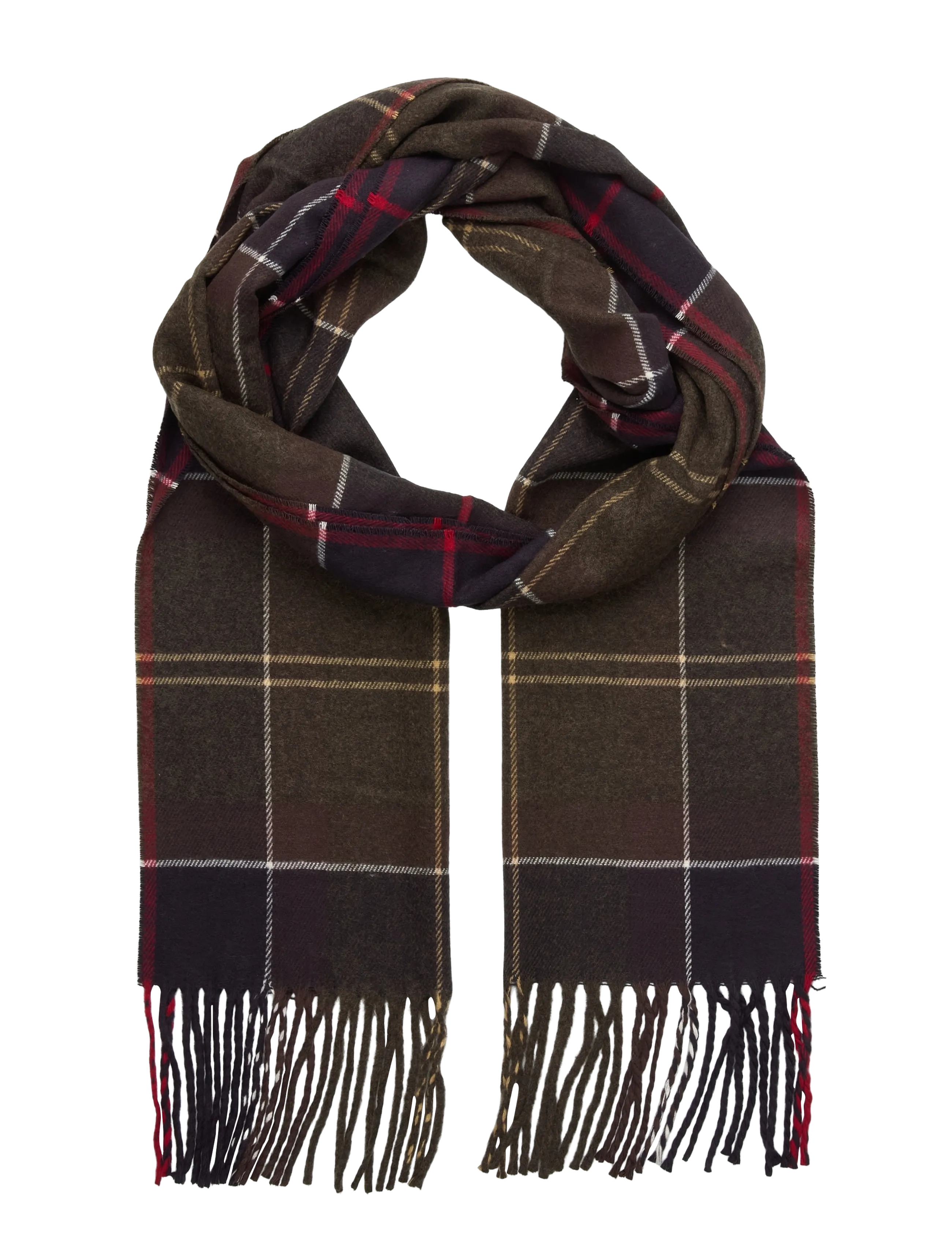 Barbour Barbour Galingale Tartan Scarf - Barbour - TARTAN / khaki/green