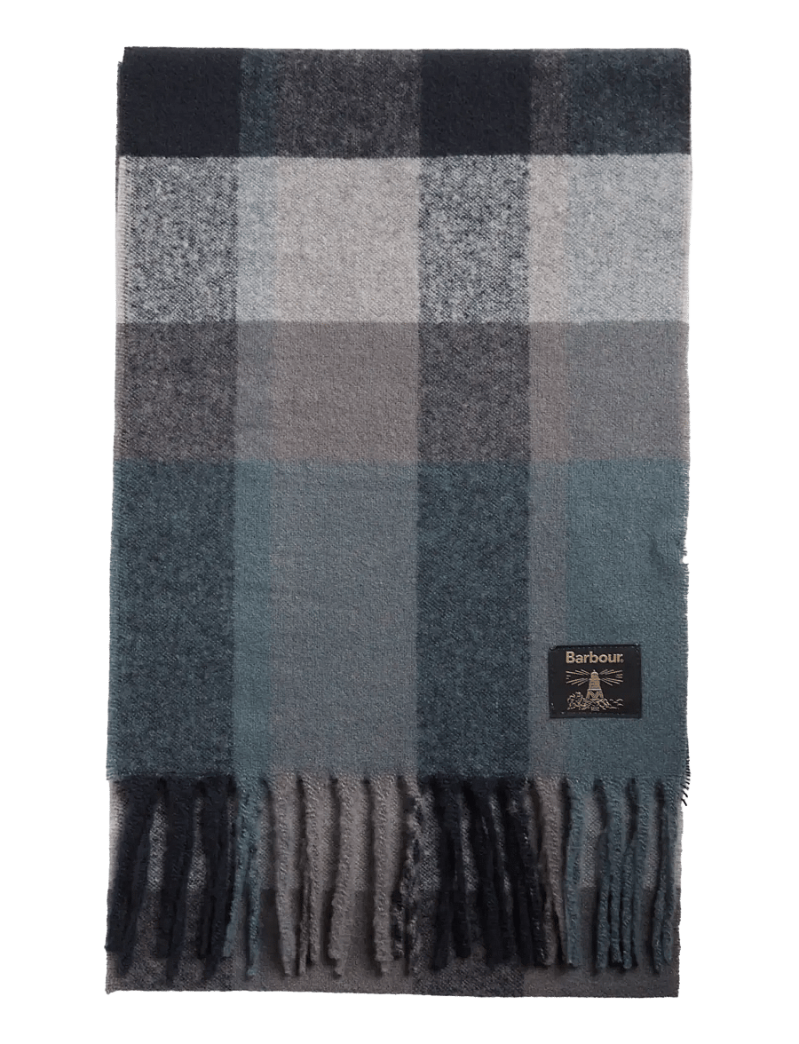 Barbour - Barbour Westerdale Scarf - dark slate/smoke - 0