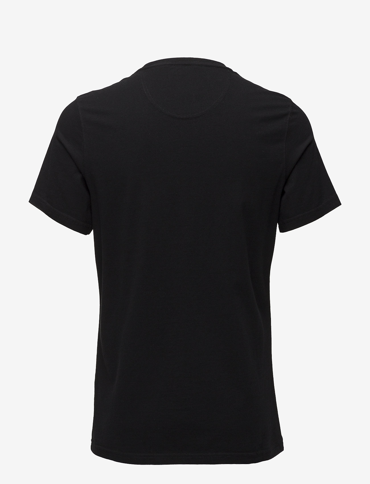 Barbour - B.Intl Essential Large Logo Tee - short-sleeved t-shirts - black - 1