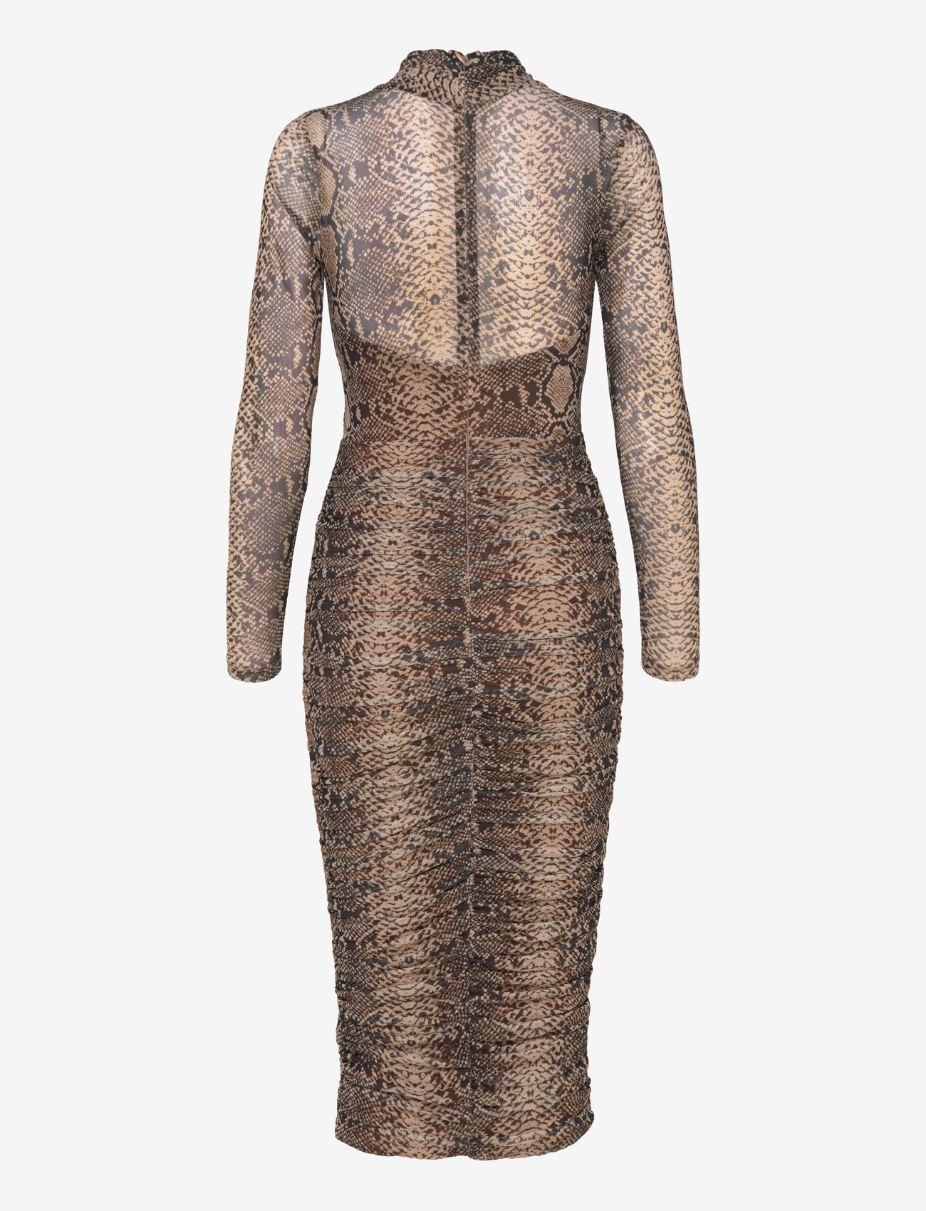 Bardot - ALIYAH PRINTED MIDI DRESS - fodralklänningar - snake skin - 1