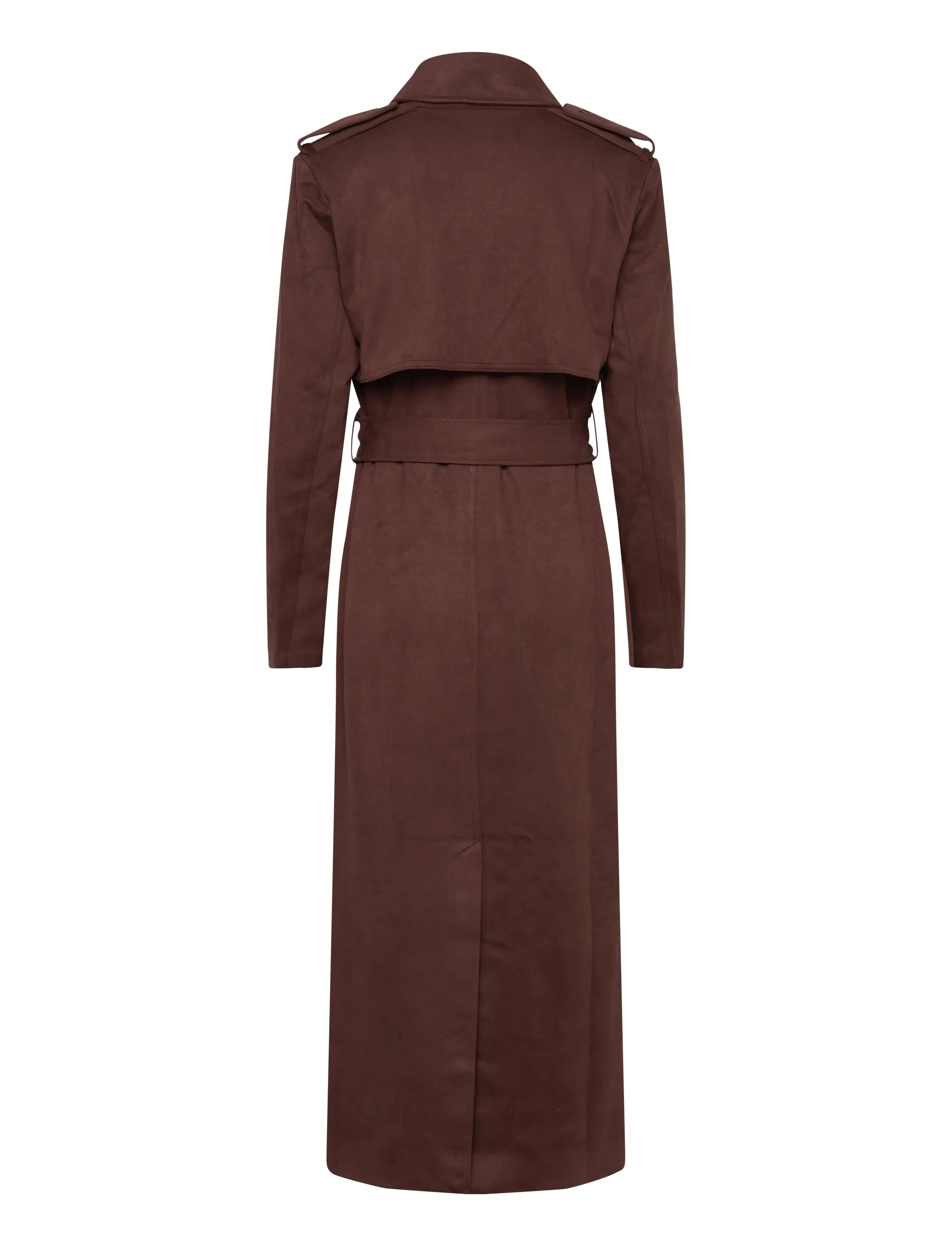 Bardot - KIRA VEGAN SUEDE TRENCH COAT - chocolate - 2