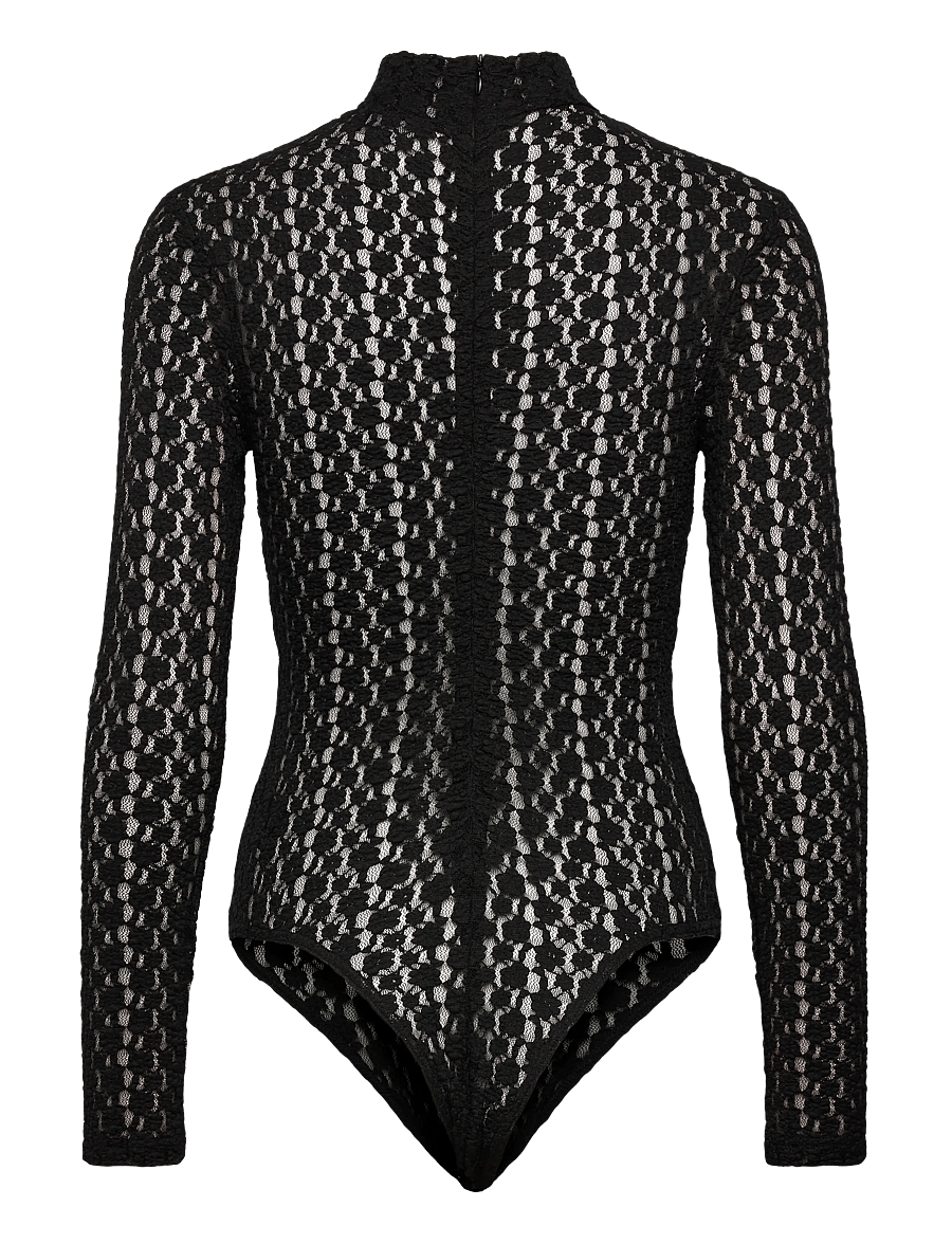 Bardot - VEZZA FLORAL MESH BODYSUIT - bodies - black - 2