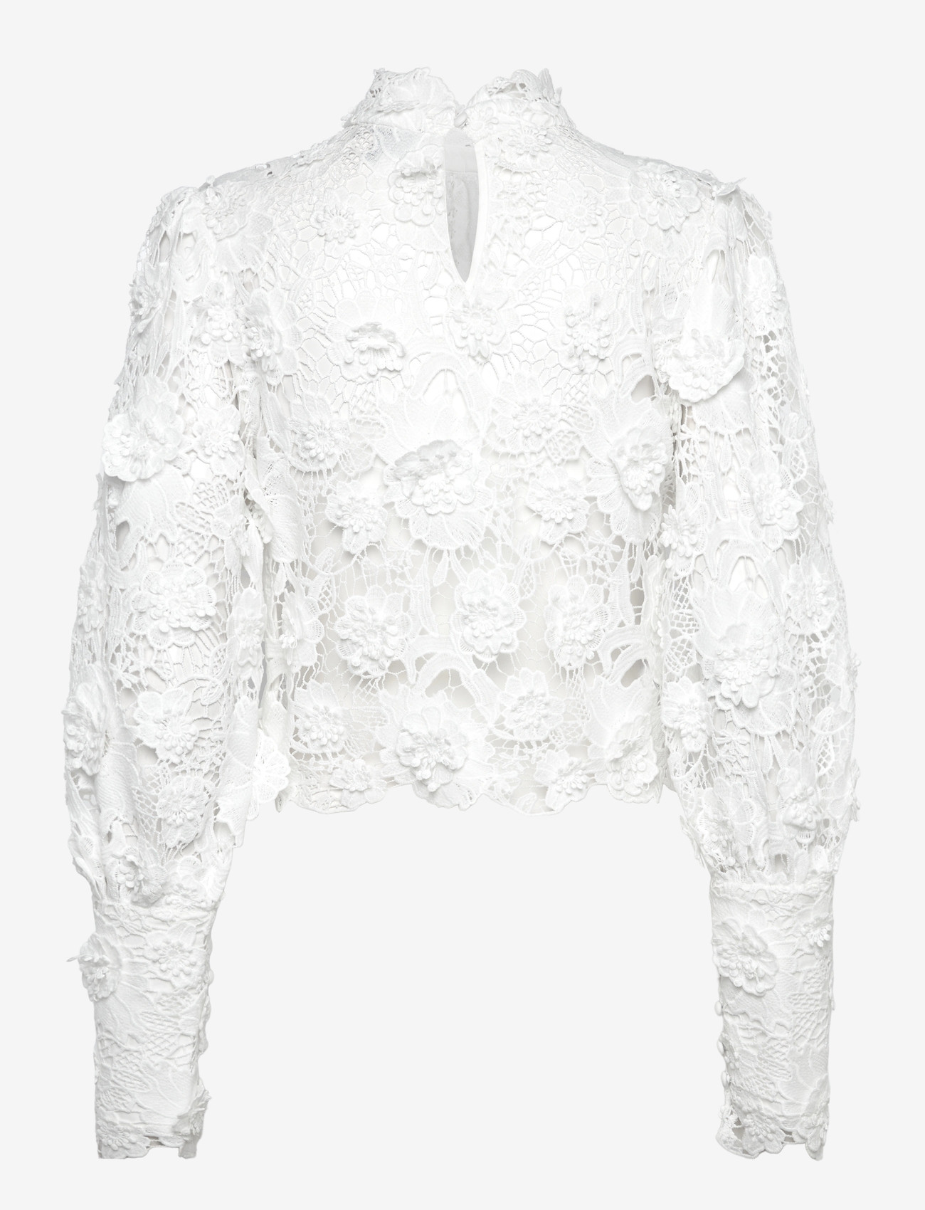 Bardot - LACE GEORGIA TOP - pikkade varrukatega pluusid - ivory - 1
