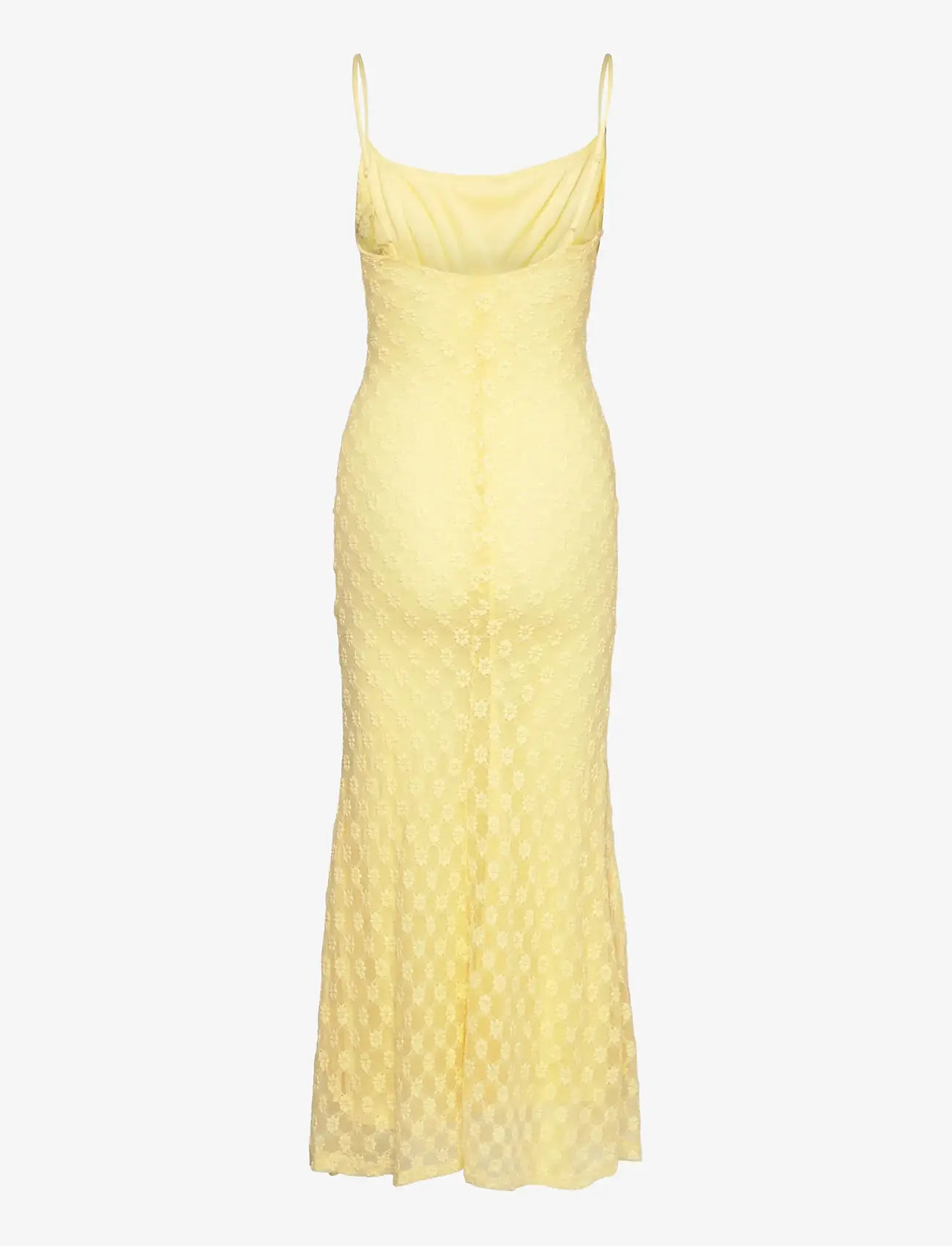 Bardot - ADONI MESH MIDI DRESS - fodralklänningar - canary yellow - 2