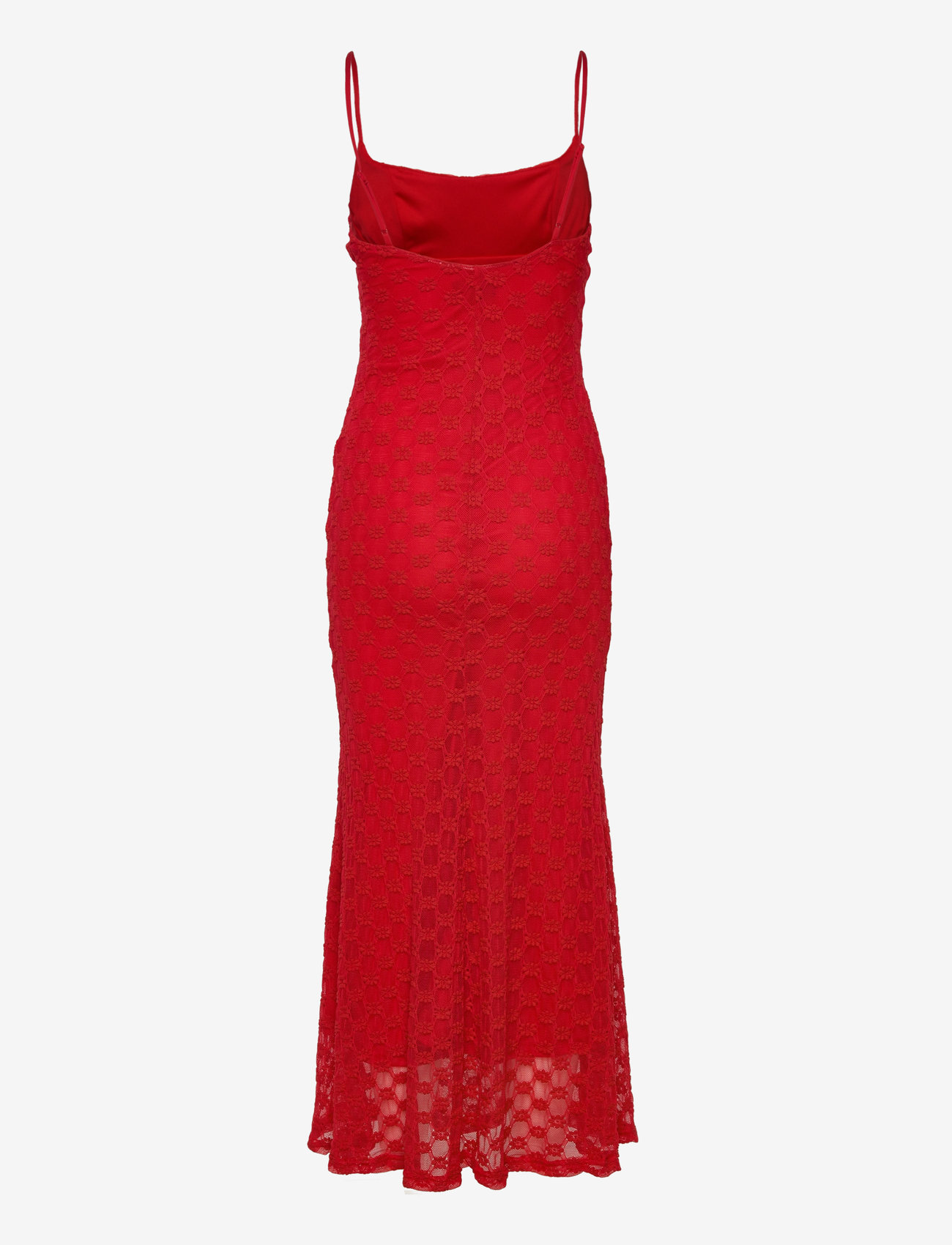 Bardot - ADONI MESH MIDI DRESS - liibuvad kleidid - fire red - 2