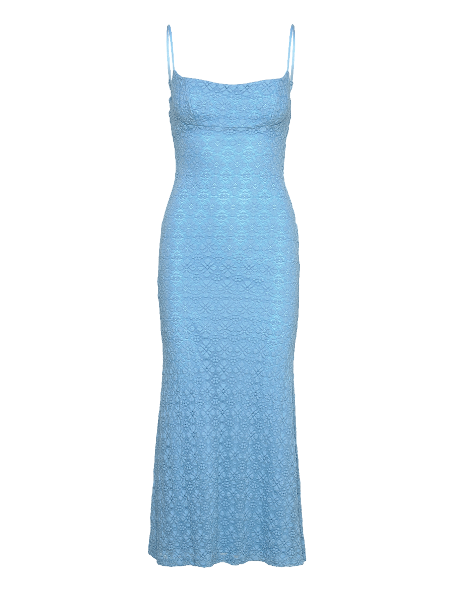 Bardot - ADONI MESH MIDI DRESS - mid blue - 1