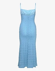 Bardot - ADONI MESH MIDI DRESS - slip dresses - mid blue - 1