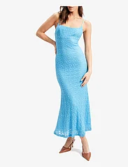 Bardot - ADONI MESH MIDI DRESS - slip dresses - mid blue - 2