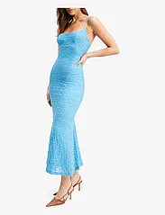 Bardot - ADONI MESH MIDI DRESS - slip dresses - mid blue - 3