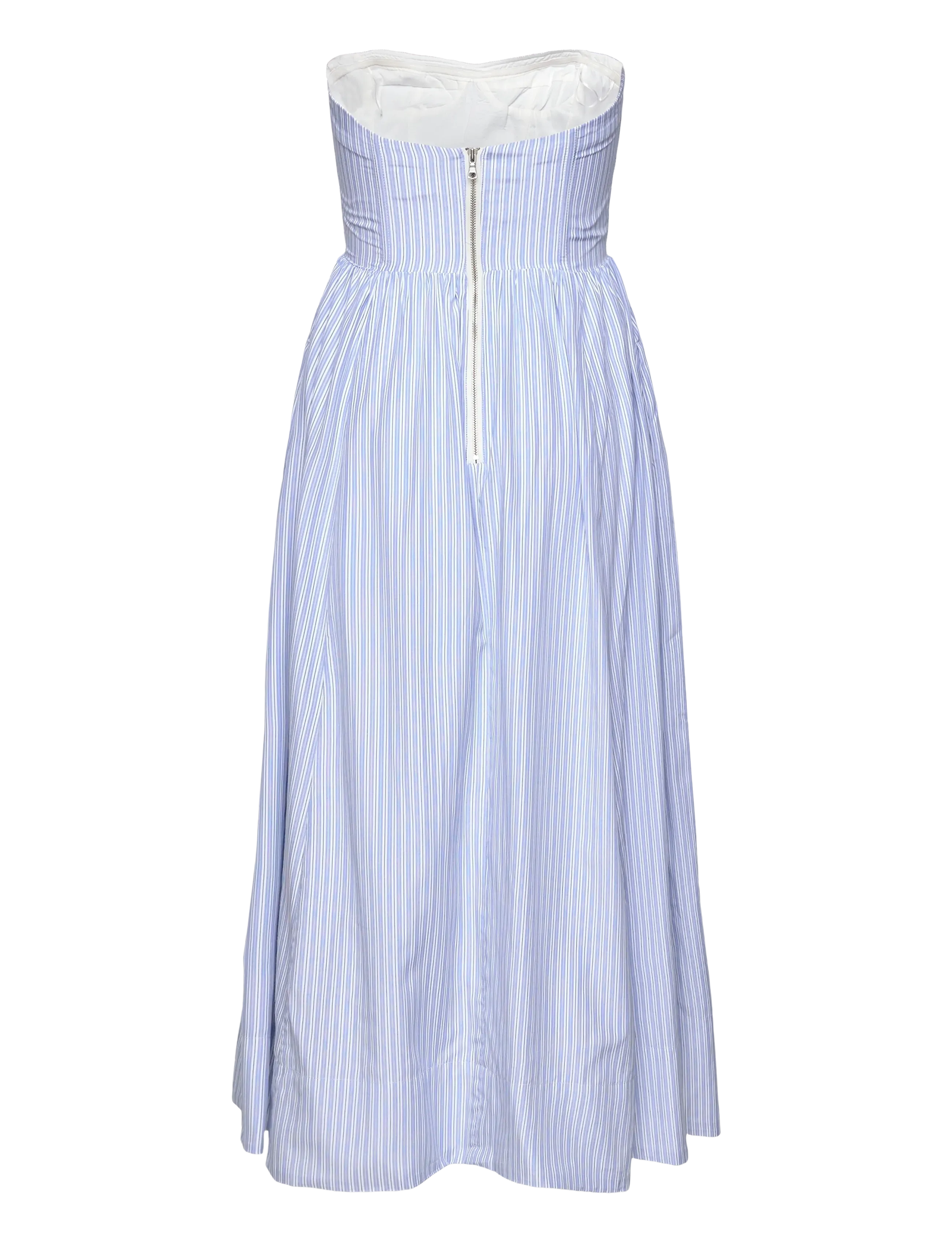 Bardot - LOLA CORSET STRIPE MIDI DRESS - sommerkleider - blue strip - 2