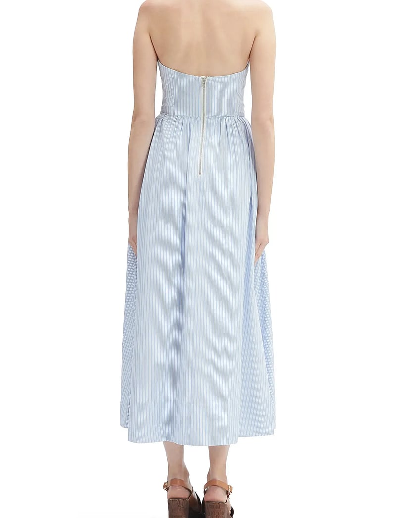 Bardot - LOLA CORSET STRIPE MIDI DRESS - blue strip - 4