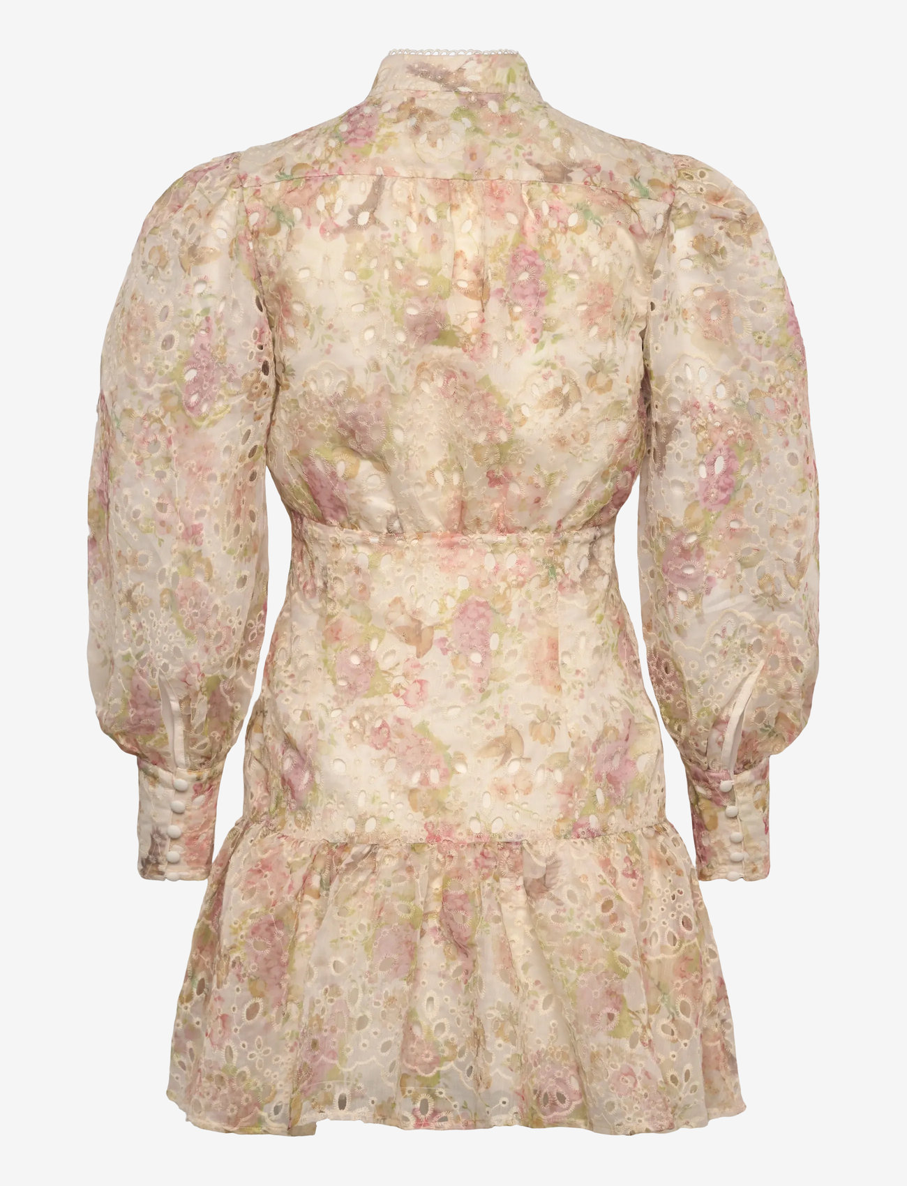 Bardot - REMY MINI BRODERIE DRESS - apricot floral - 2