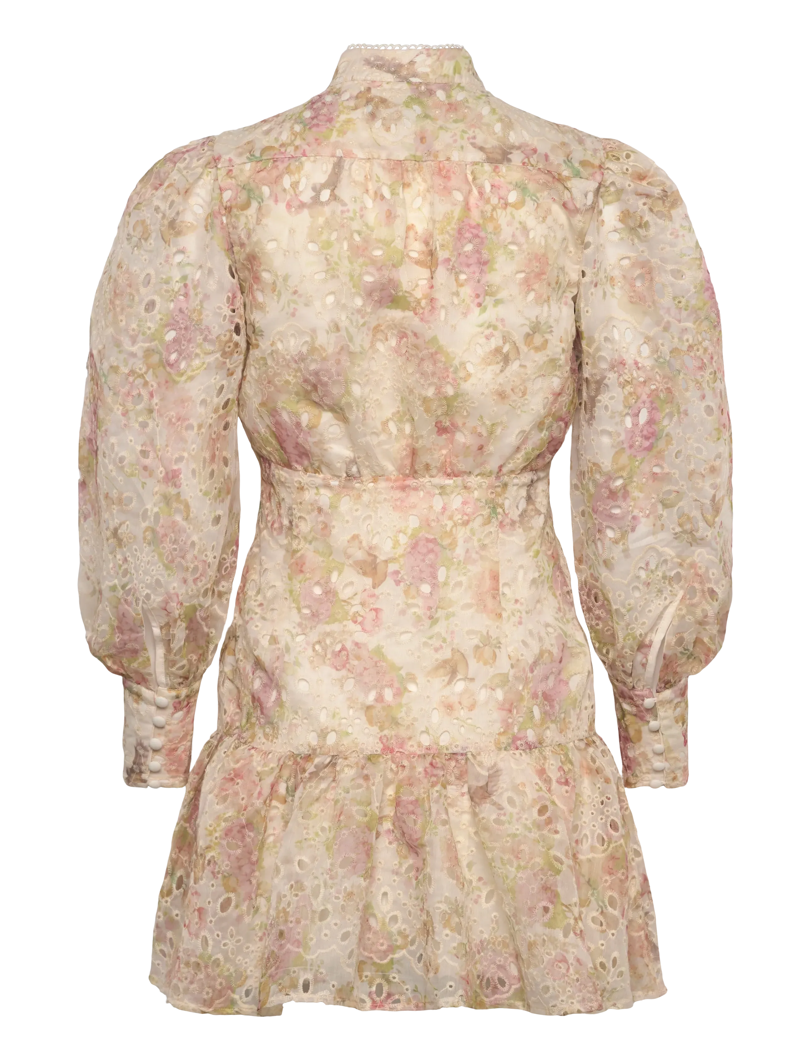 Bardot - REMY MINI BRODERIE DRESS - apricot floral - 2