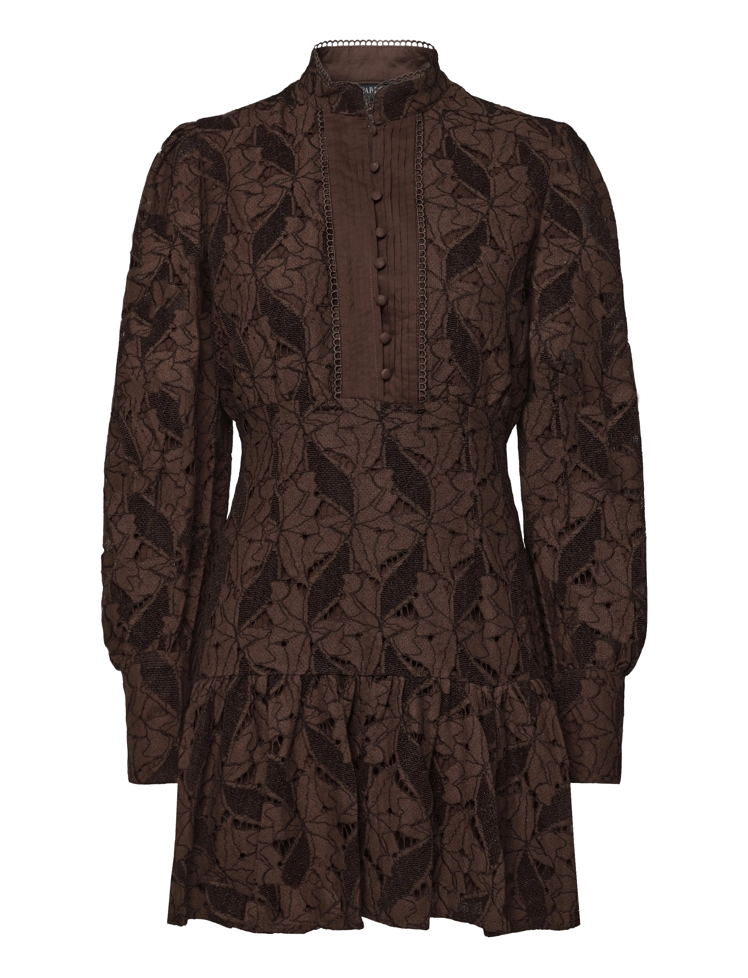 Bardot - REMY MINI LACE DRESS - chocolate - 1
