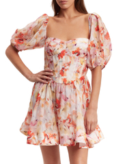 Bardot - KIAH CORSET MINI DRESS - feestelijke kleding voor outlet-prijzen - painterly floral - 5