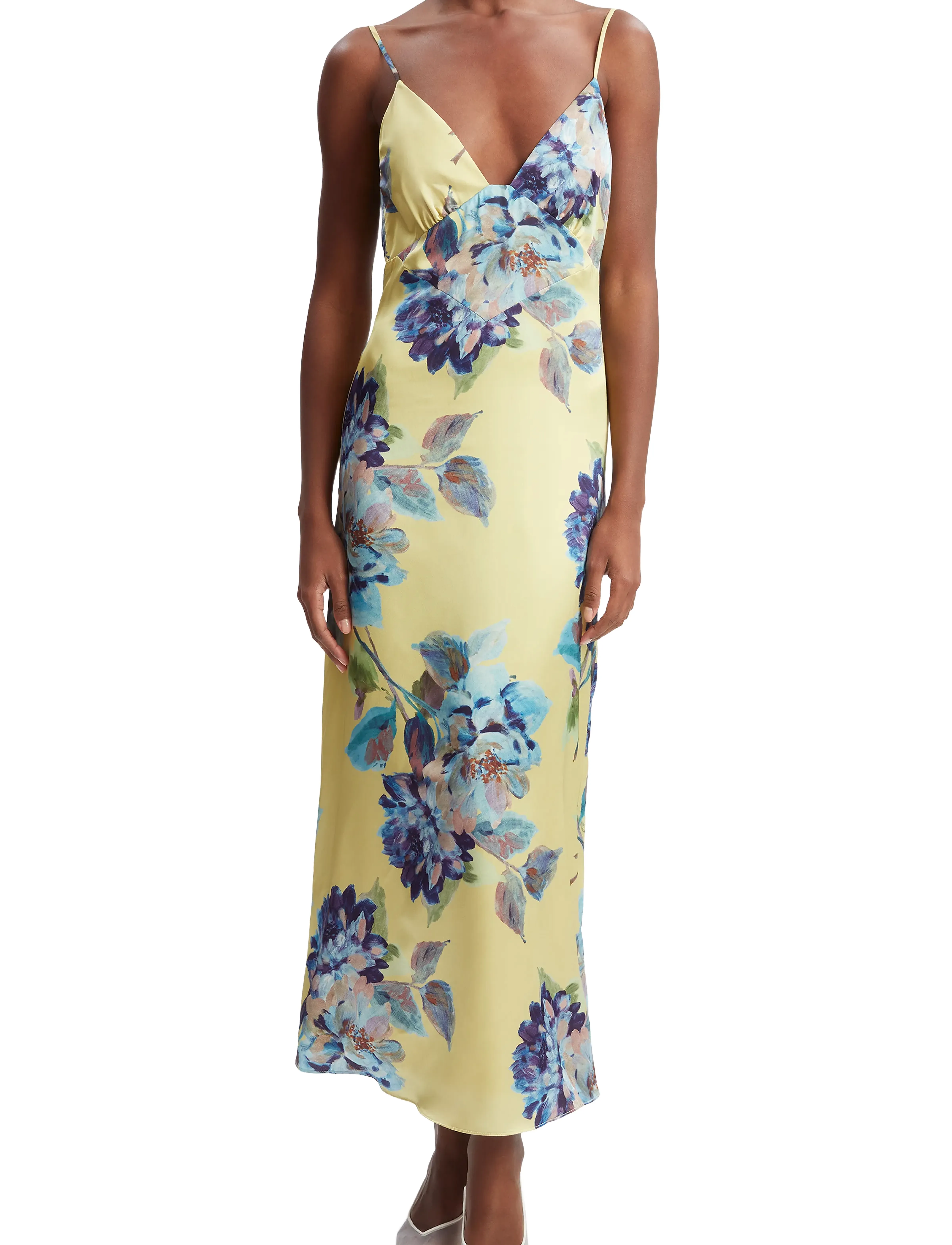 Bardot - WINTOUR MIDI SLIP DRESS - sommerkjoler - bold blue foral - 3