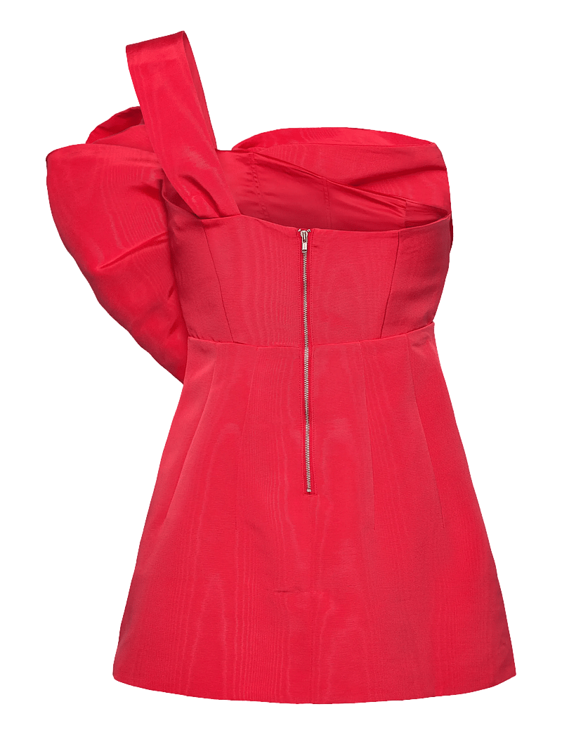 Bardot - BELLA BOW MINI DRESS - cocktailklänningar - fire red - 2