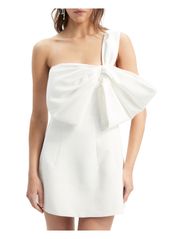 Bardot - BELLA BOW MINI DRESS - party wear at outlet prices - orchid wht - 5