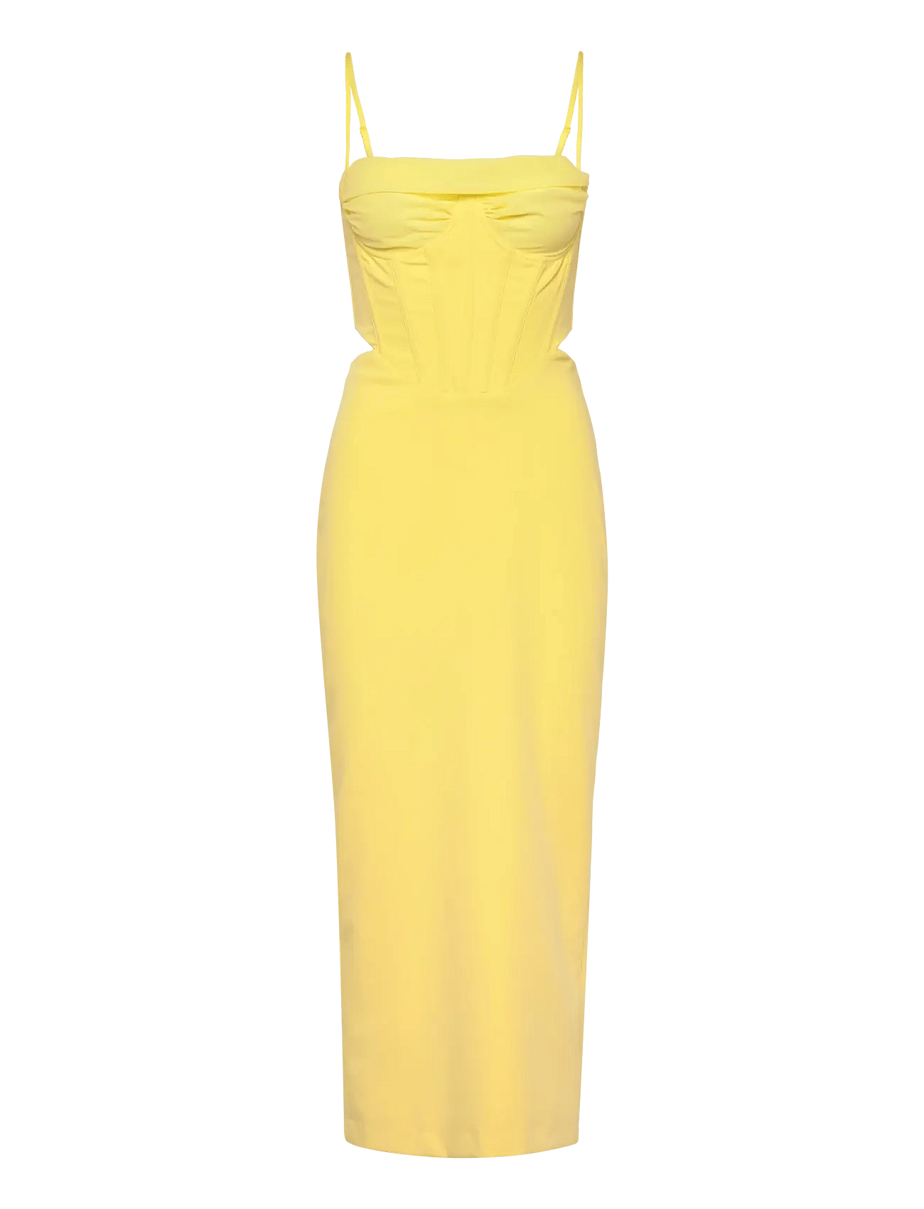 martini midi dress bardot Bardot Martini midi dress in limoncello