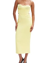 bardot martini midi dress in limoncello Bardot Martini midi dress in limoncello