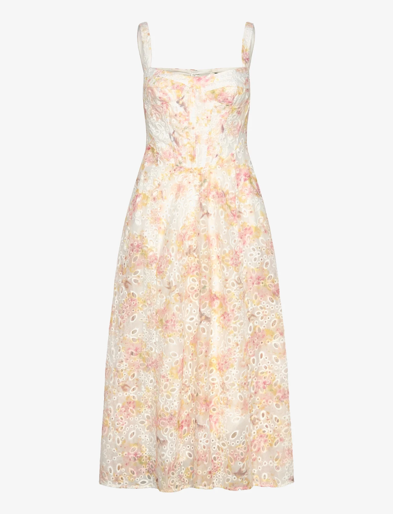 Bardot - LILAH CORSET MIDI DRESS - summer dresses - sunny floral - 0