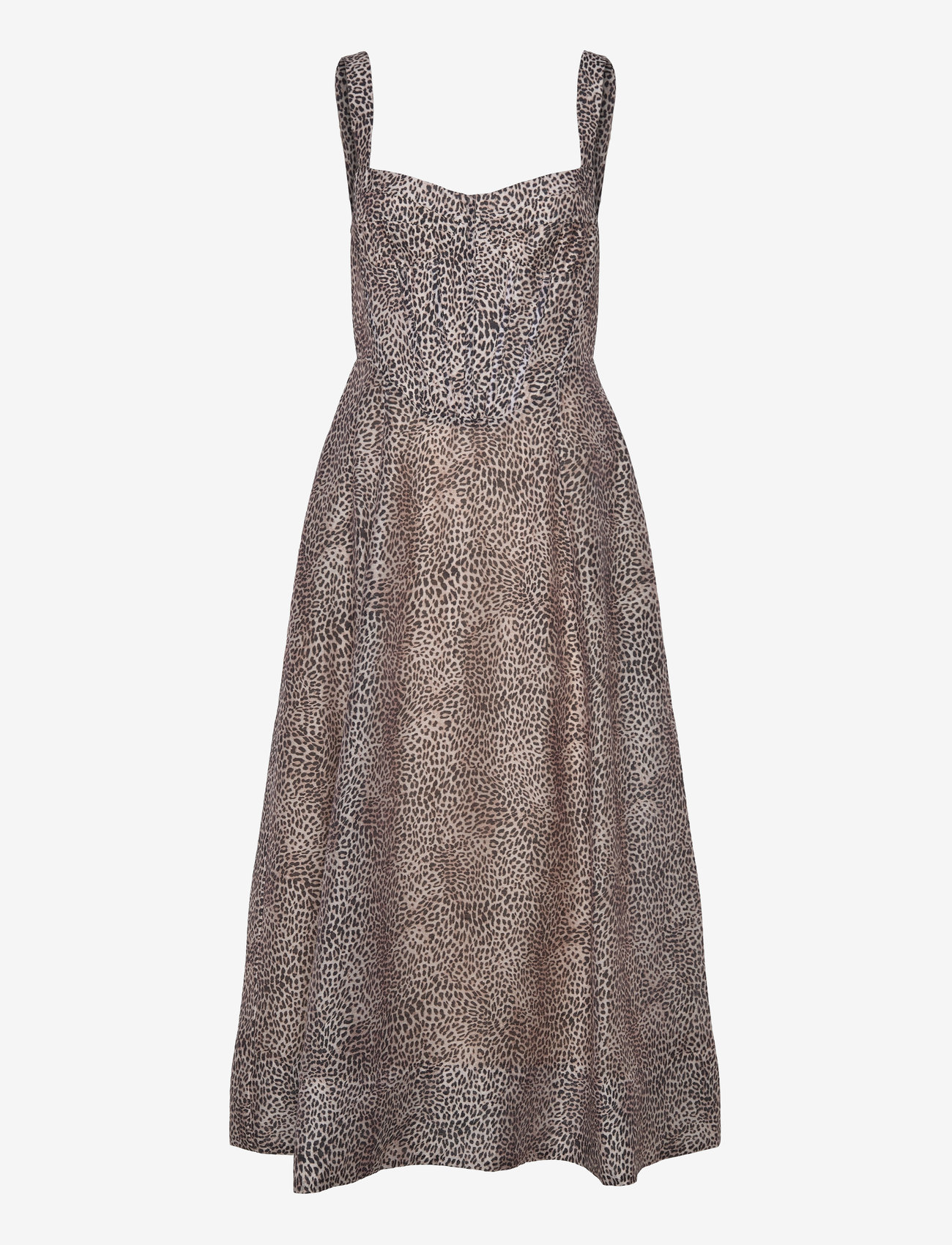 Bardot - LILAH CORSET MIDI DRESS - midikleider - b leopard - 1