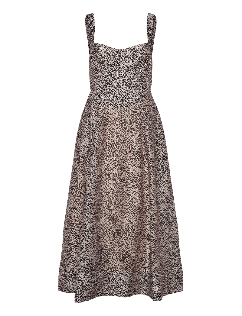 Bardot - LILAH CORSET MIDI DRESS - midikleider - b leopard - 1