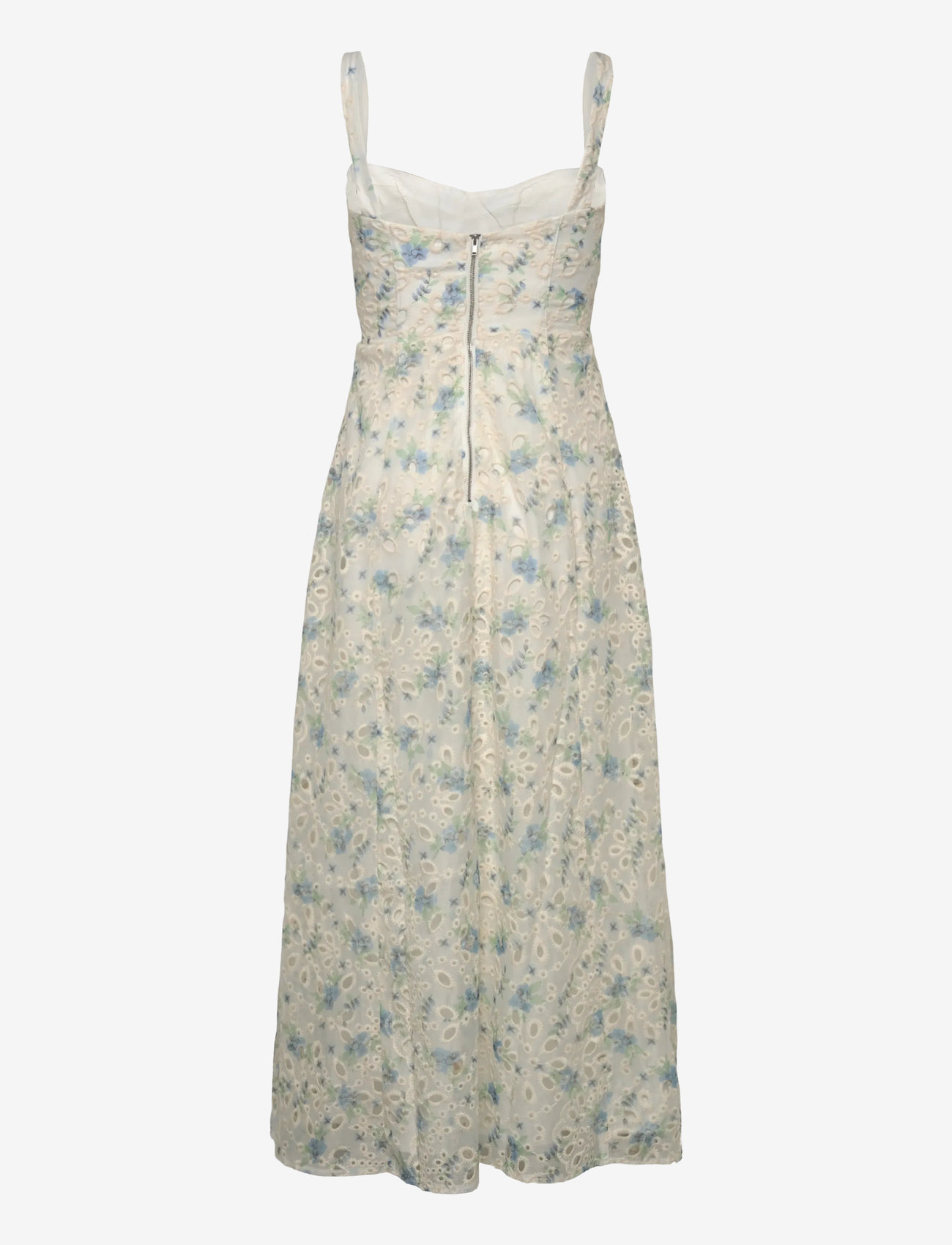 Bardot - ADALINE BRODERIE MIDI DRESS - blue white - 1