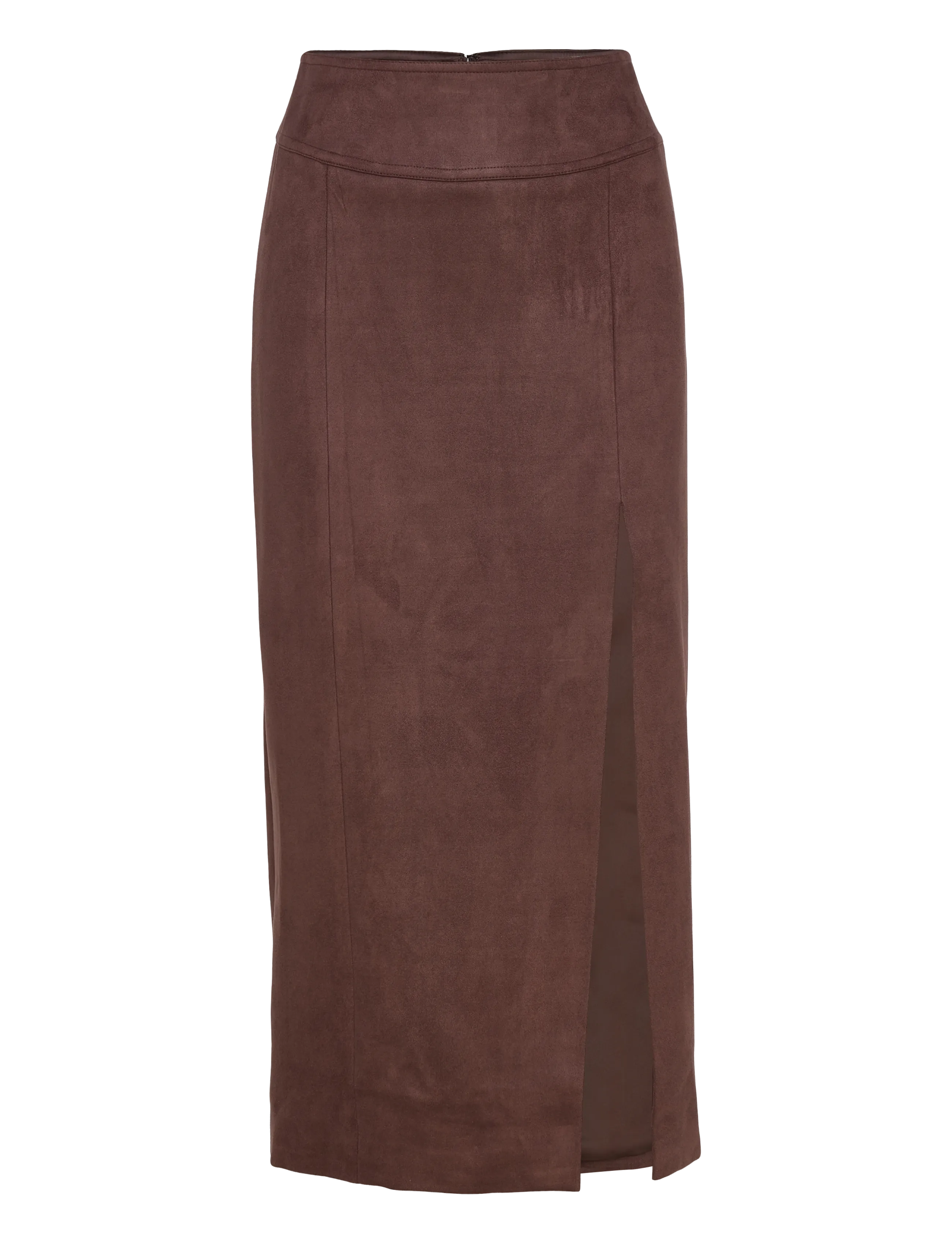 Bardot DANTE VEGAN SUEDE MIDI SKIRT - Kleidung - CHOCOLATE / brown