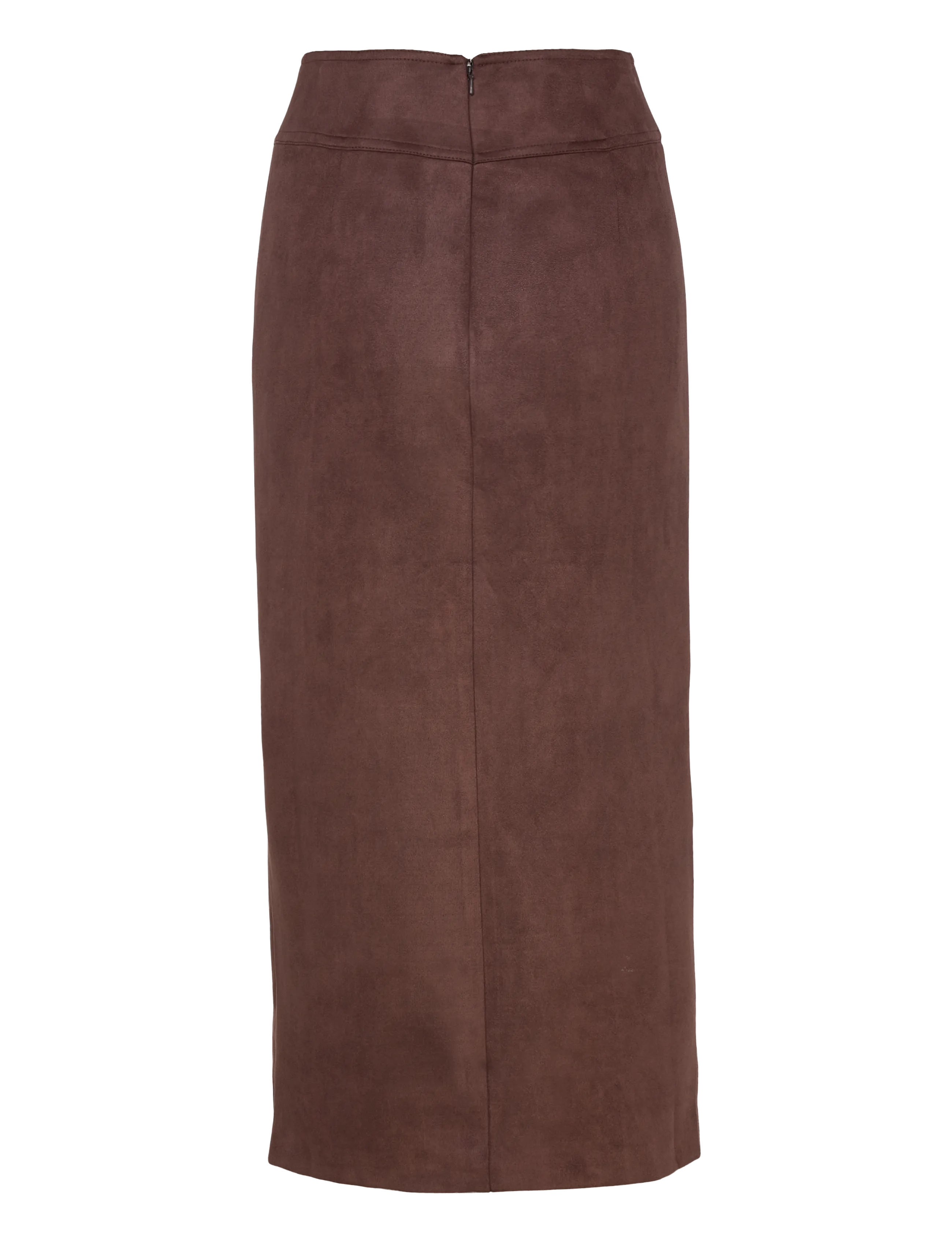 Bardot - DANTE VEGAN SUEDE MIDI SKIRT - midihameet - chocolate - 2