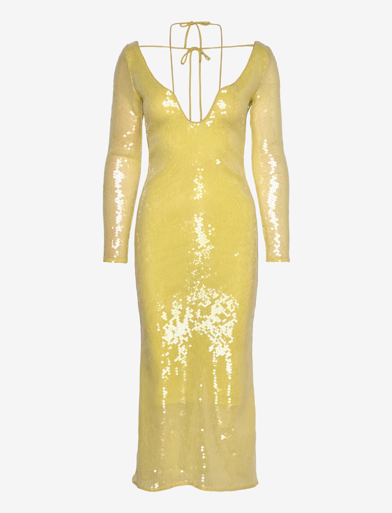 Bardot - VERONA SEQUIN MAXI DRESS - canary yellow - 0