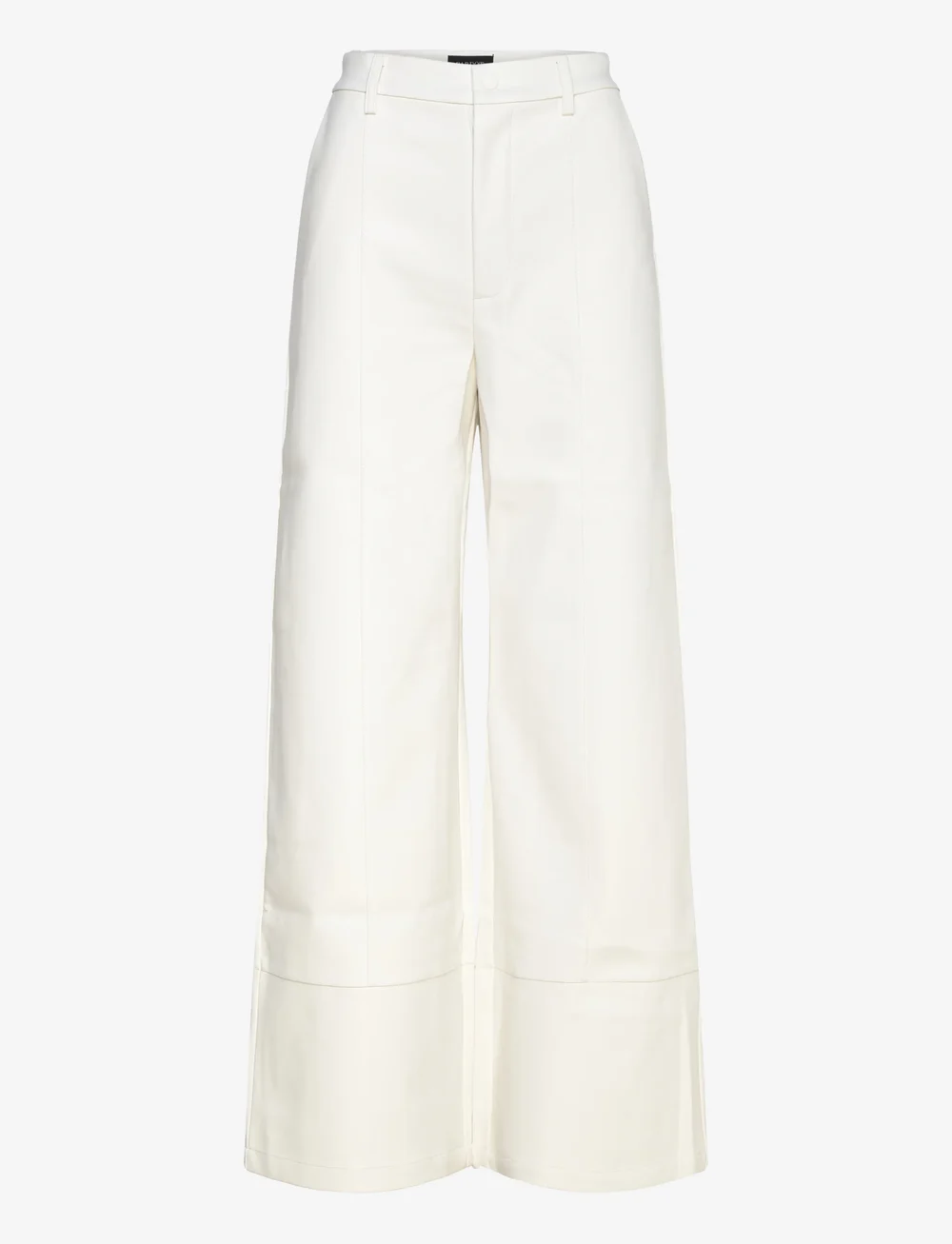 Bardot - MARLOWE PU WIDE LEG PANT - hosen mit weitem bein - orchid wht - 1