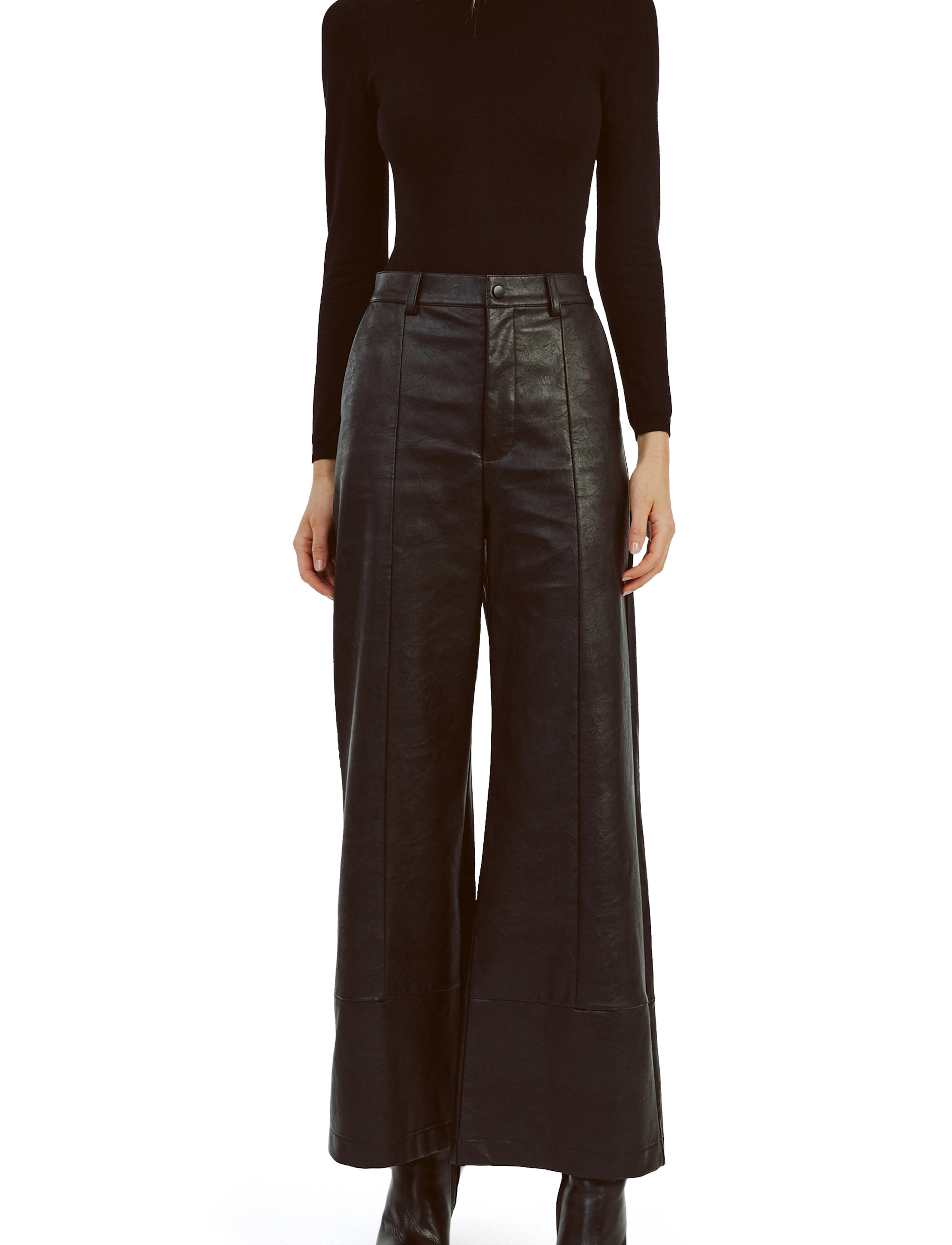 Marlowe Pu Wide Leg Pant
