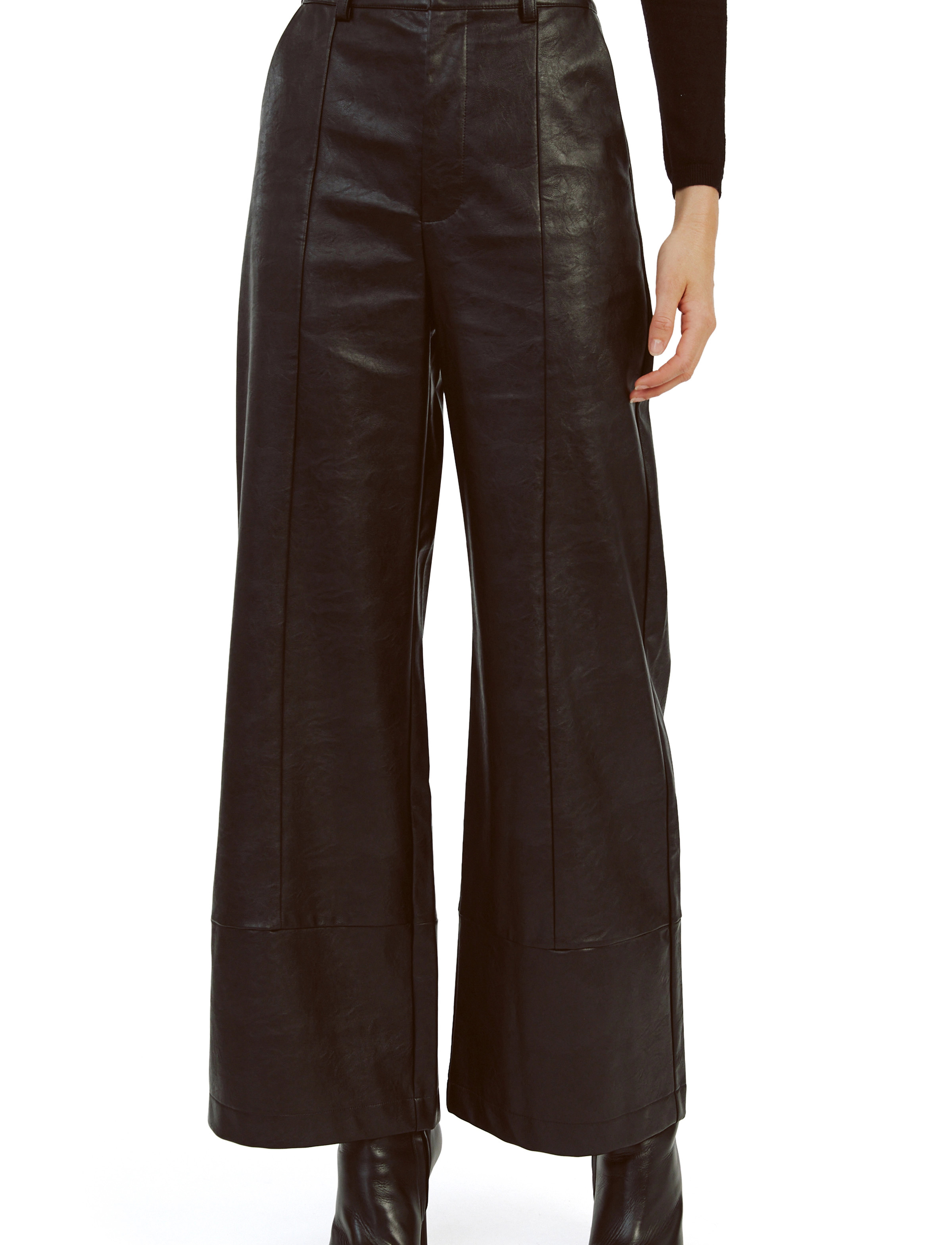 Bardot Marlowe Pu Wide Leg Pant skinnbyxor dam – bild 5