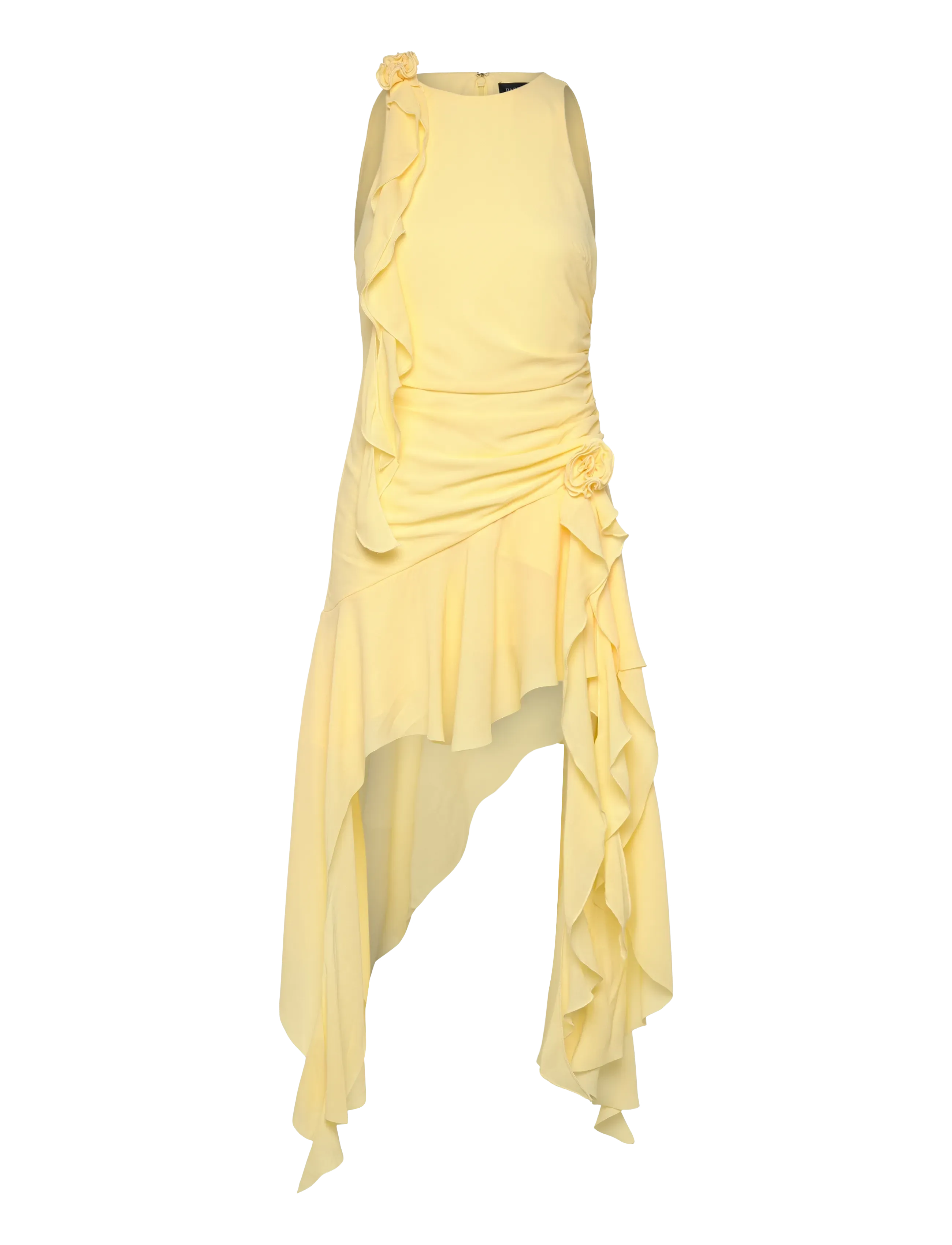 Bardot - IVANA GEORGETTE HIGH LOW DRESS - canary yellow - 1
