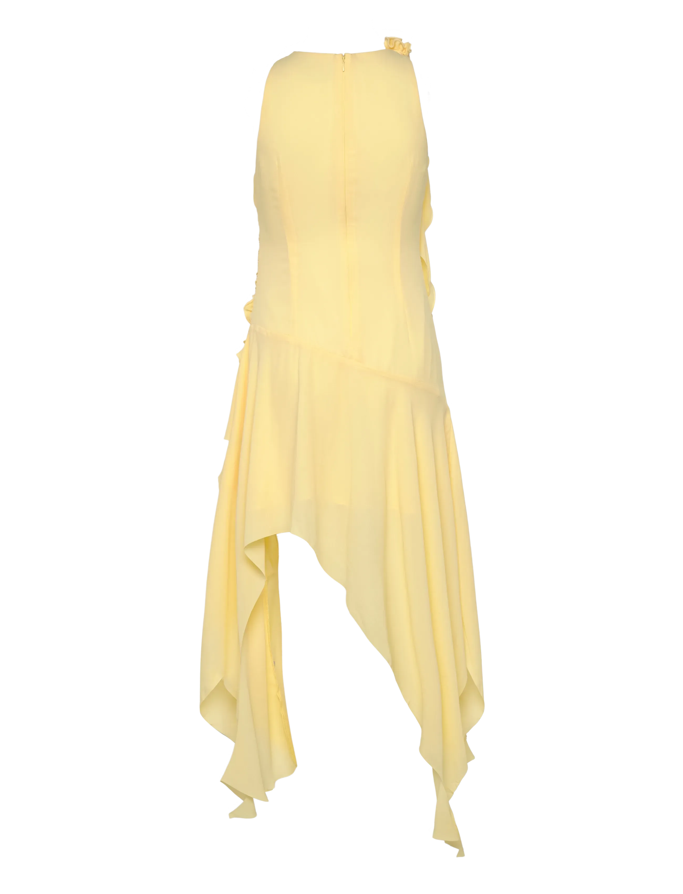 Bardot - IVANA GEORGETTE HIGH LOW DRESS - canary yellow - 2